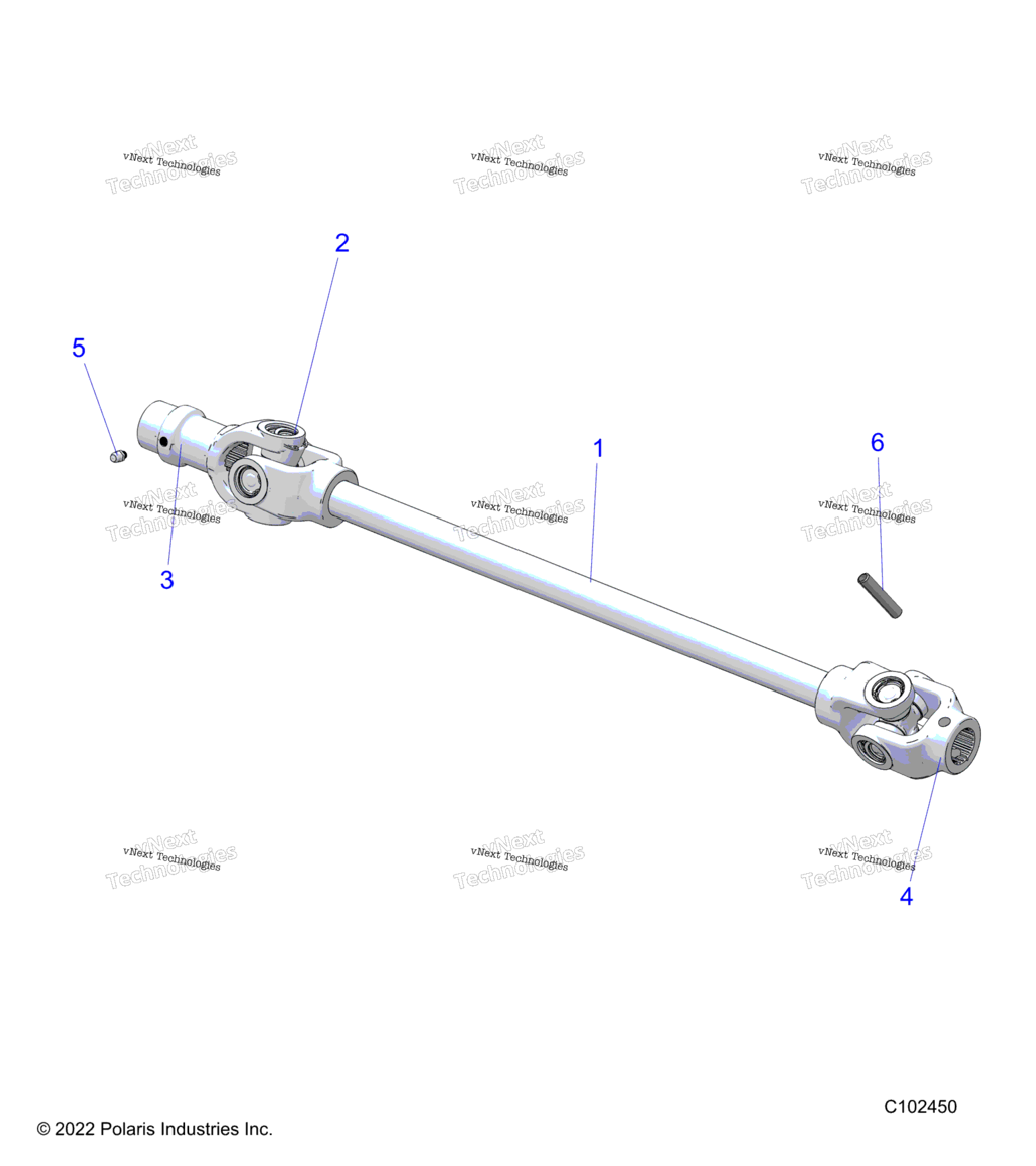 Drive Train, Front Prop Shaft