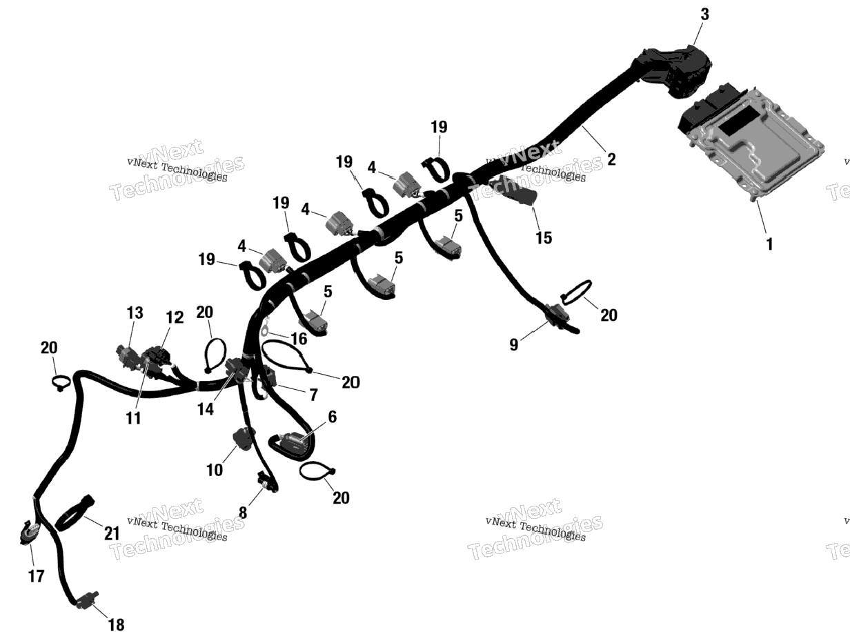 Rotax - Engine Harness And Electronic Module