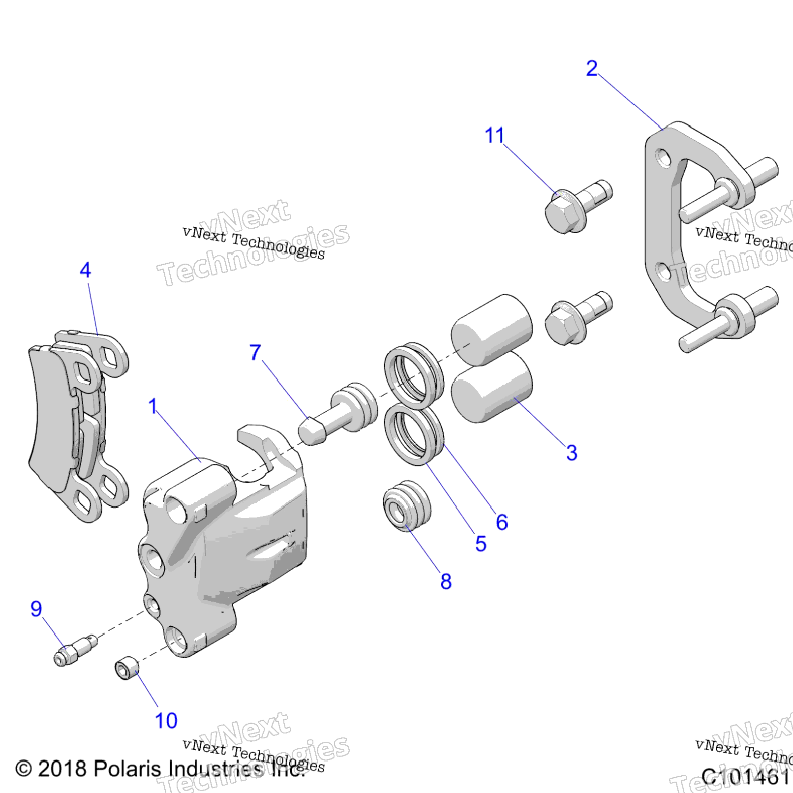 Brakes, Rear Caliper