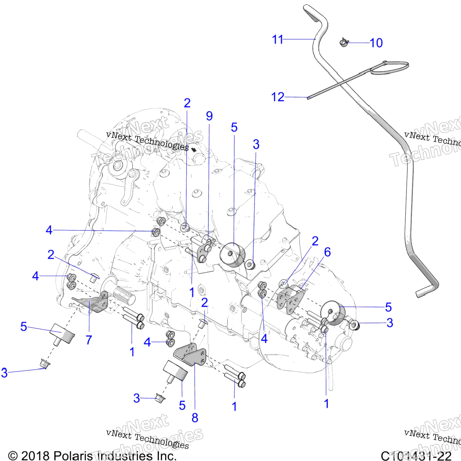 Engine, Transmission Mounting $ Long Block