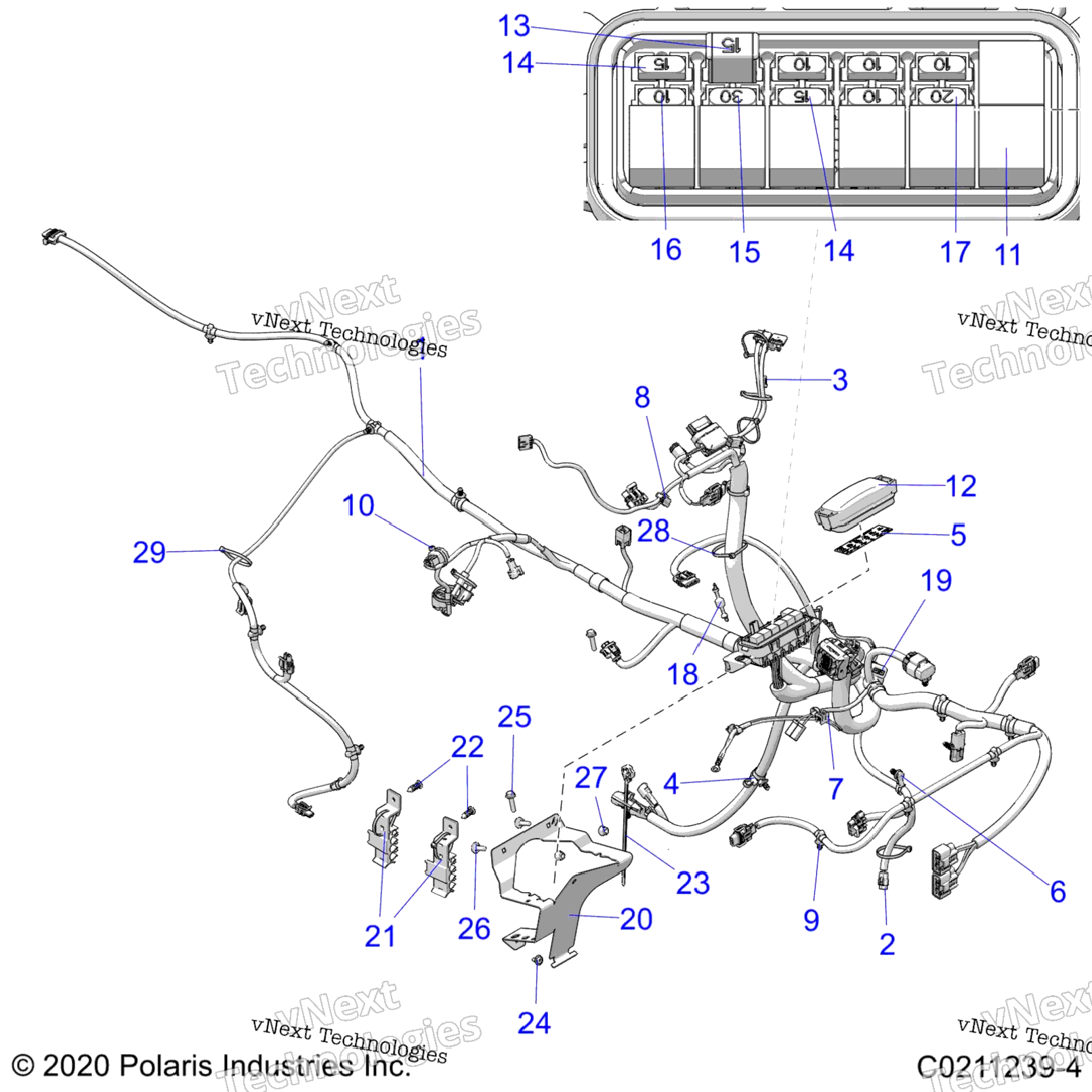 Electrical, Main Wire Harness