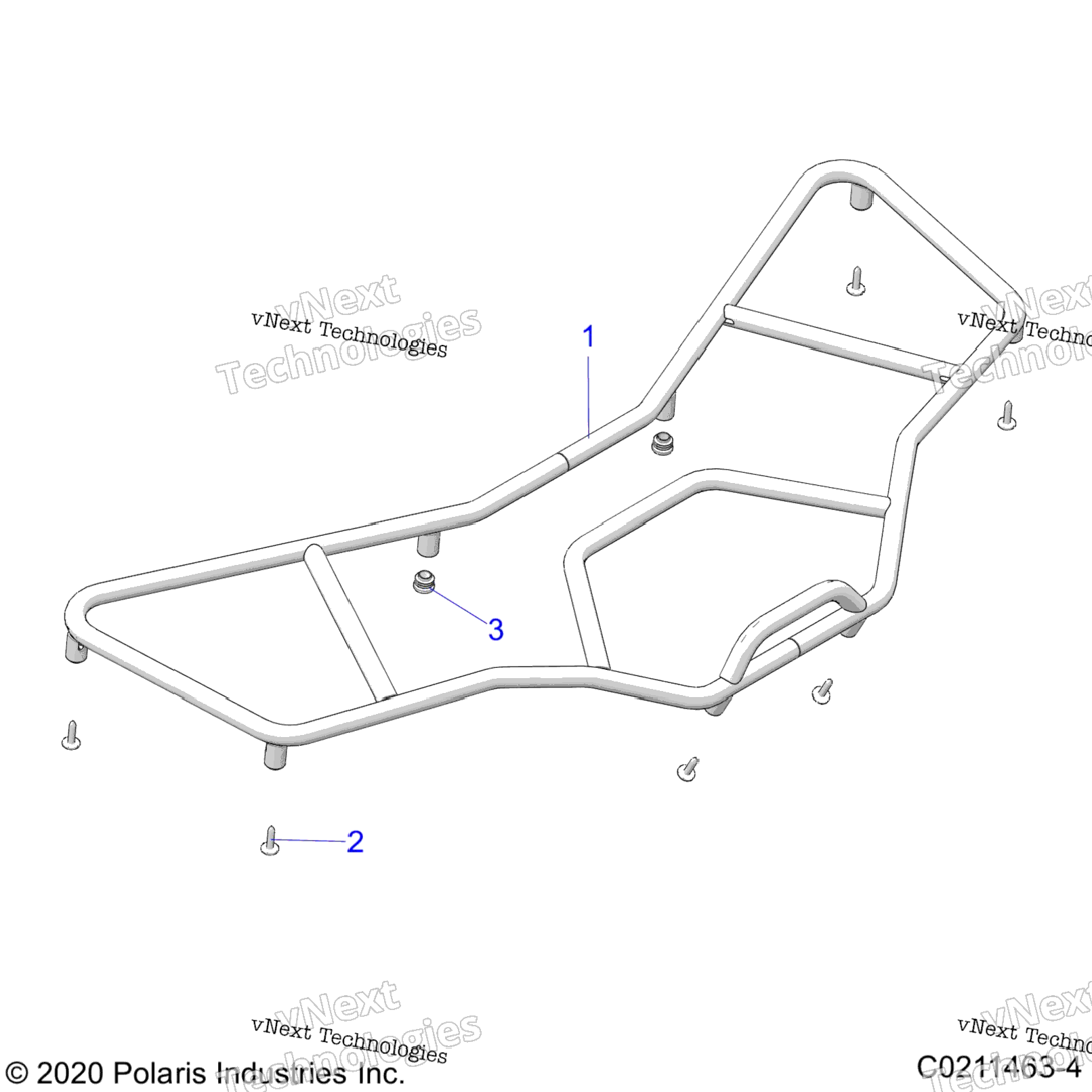 Body, Front Rack Utility (C02114634