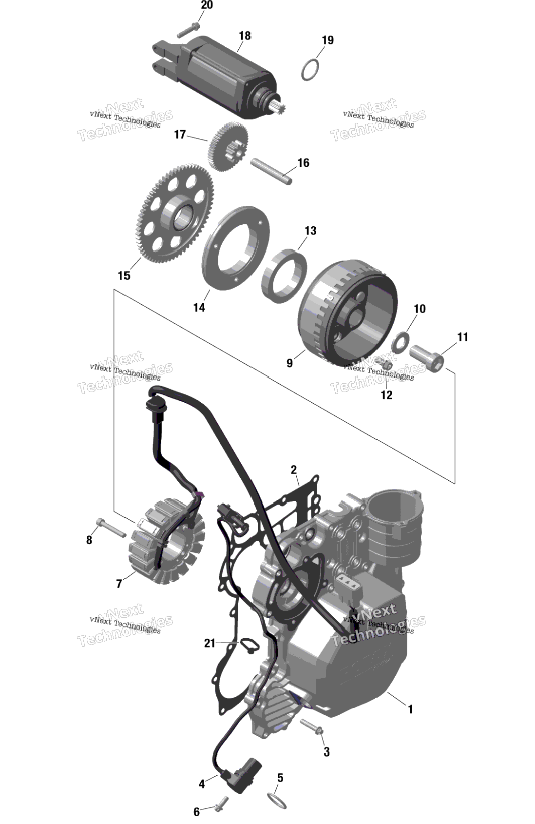 Rotax - Magneto And Electric Starter