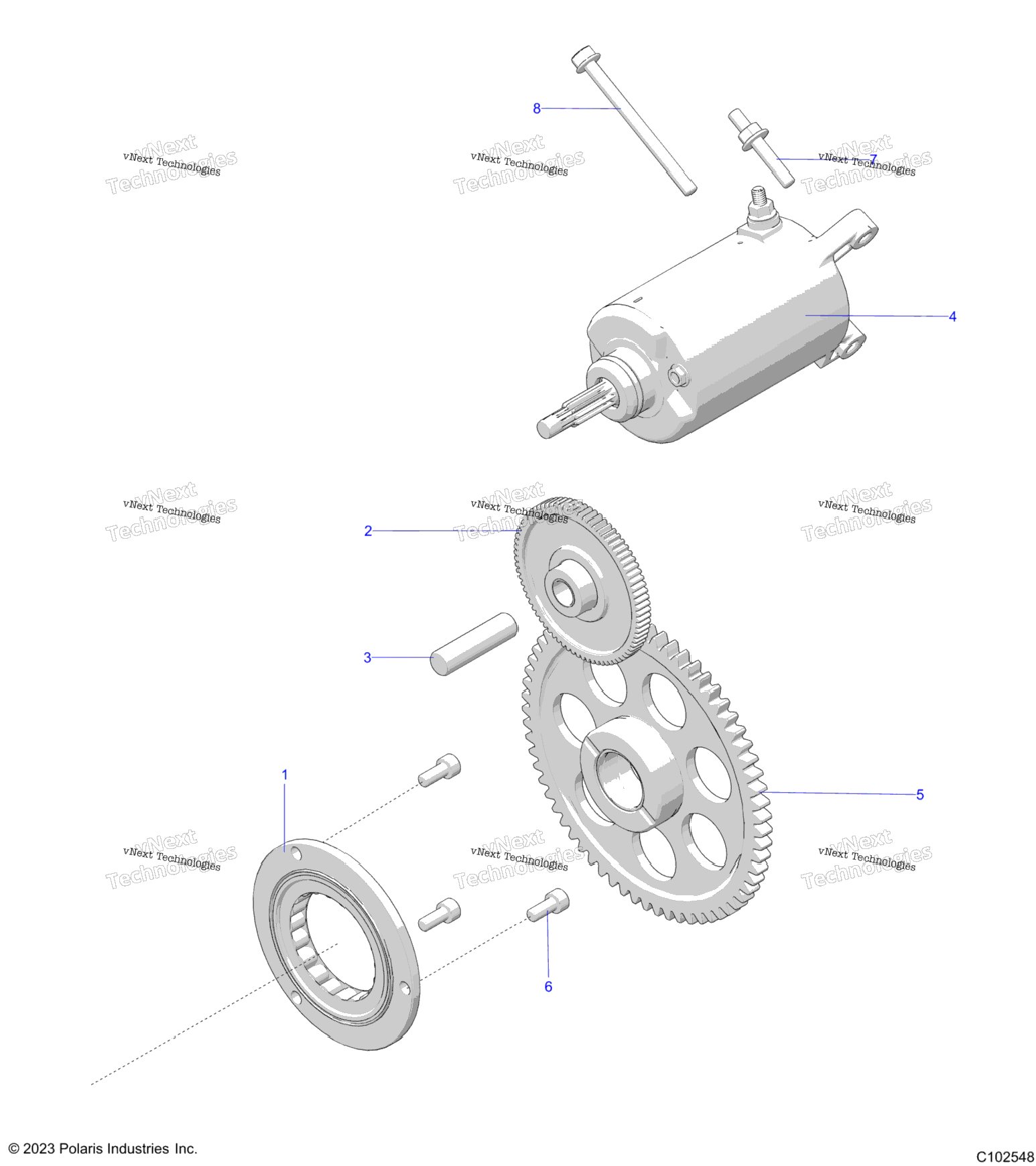 Engine, Starter Drive