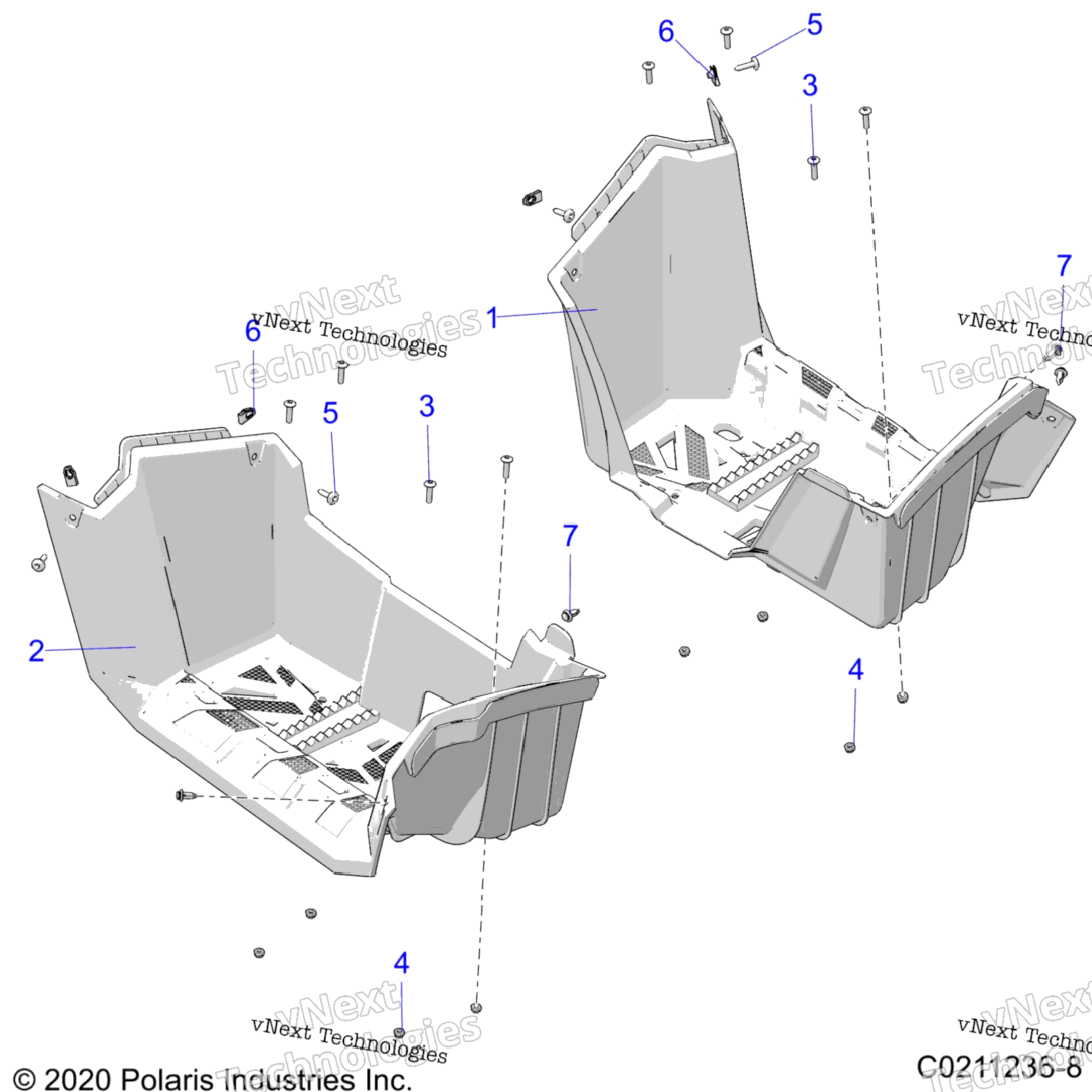 Body, Footwells A24see57a1A3A6A9B1B3B6B9