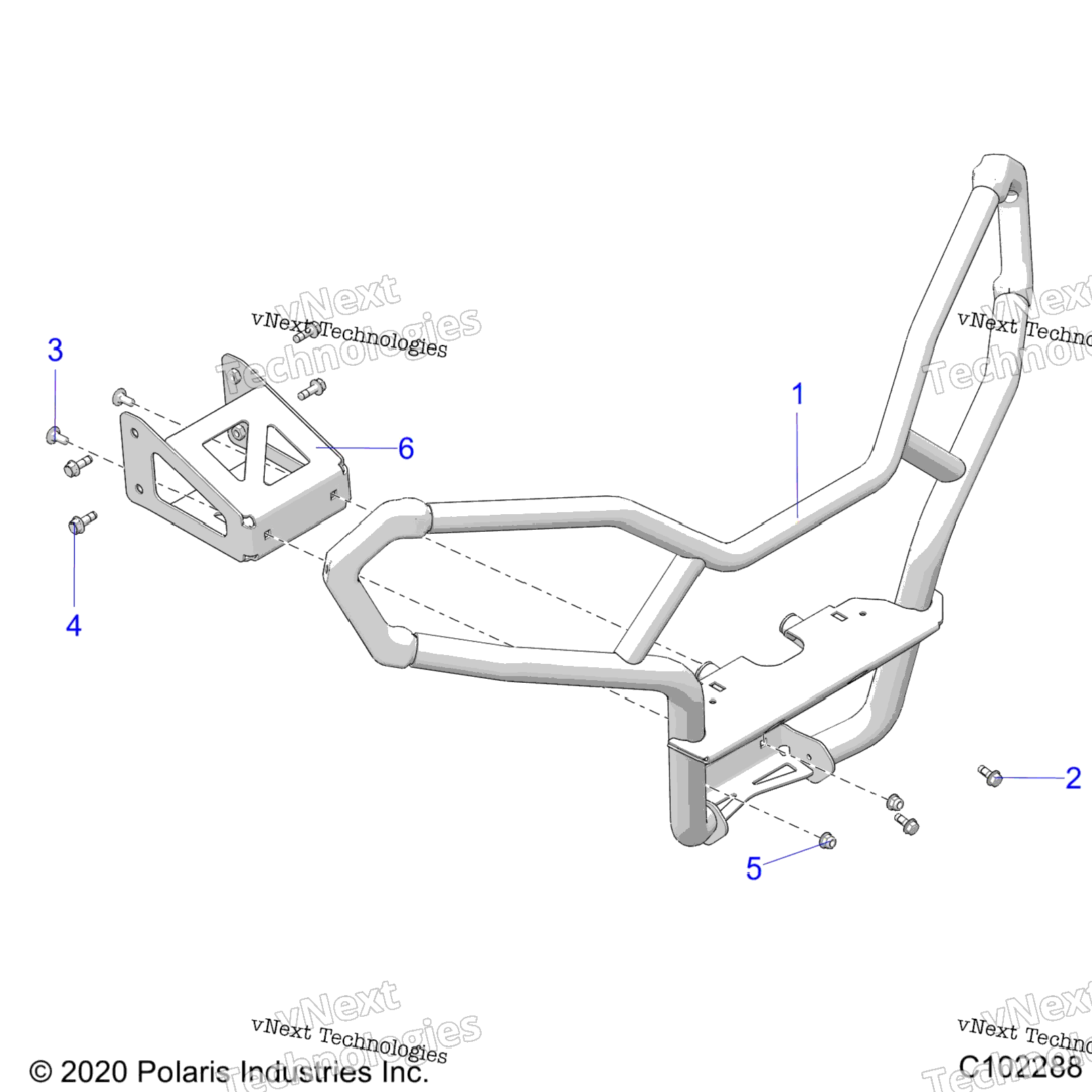 Body, Front Bumper, Trail A24see57a1A3A6A9B1B3B6B9