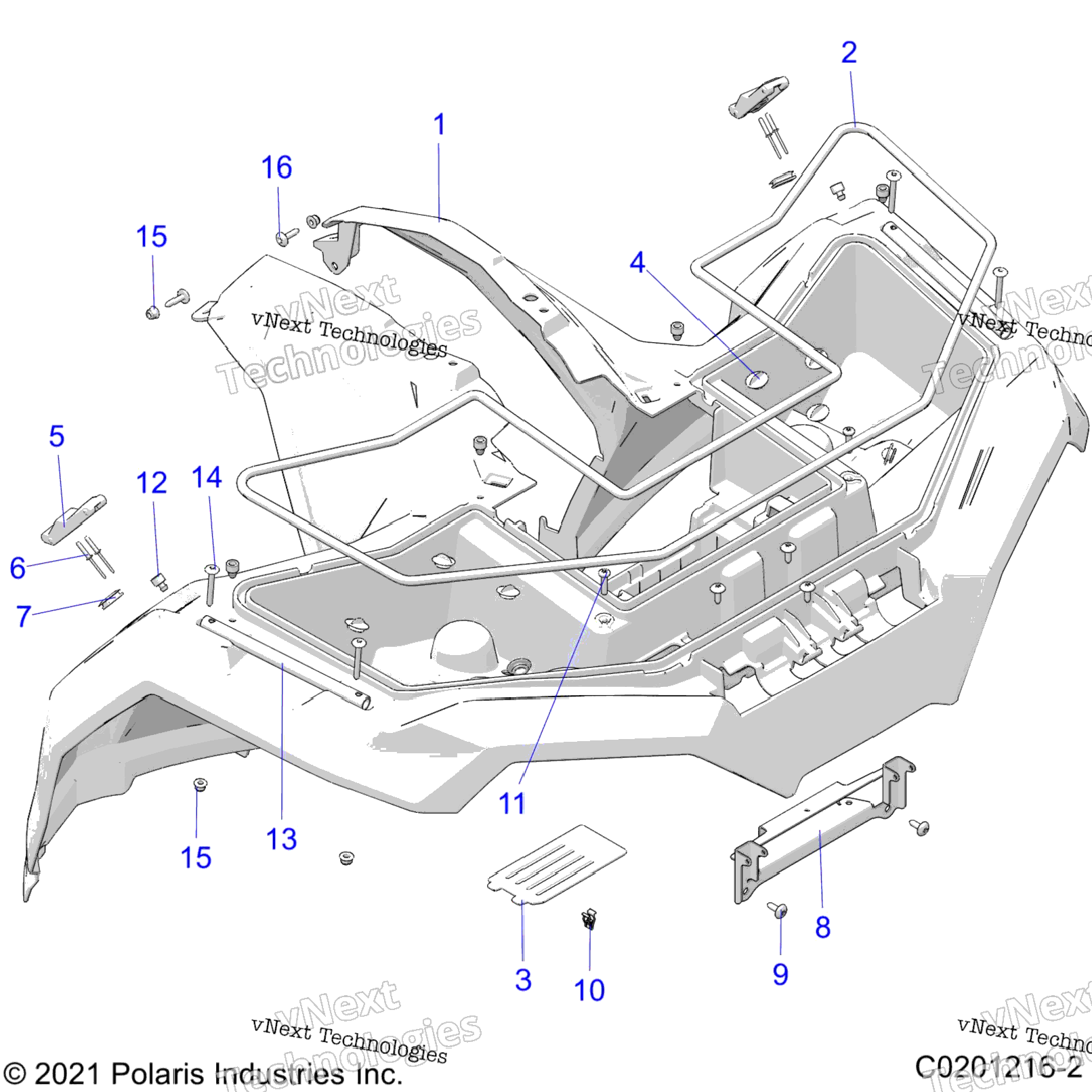 Body, Front Cab A24see57a1A3A6A9B1B3B6B9 (C02012162)