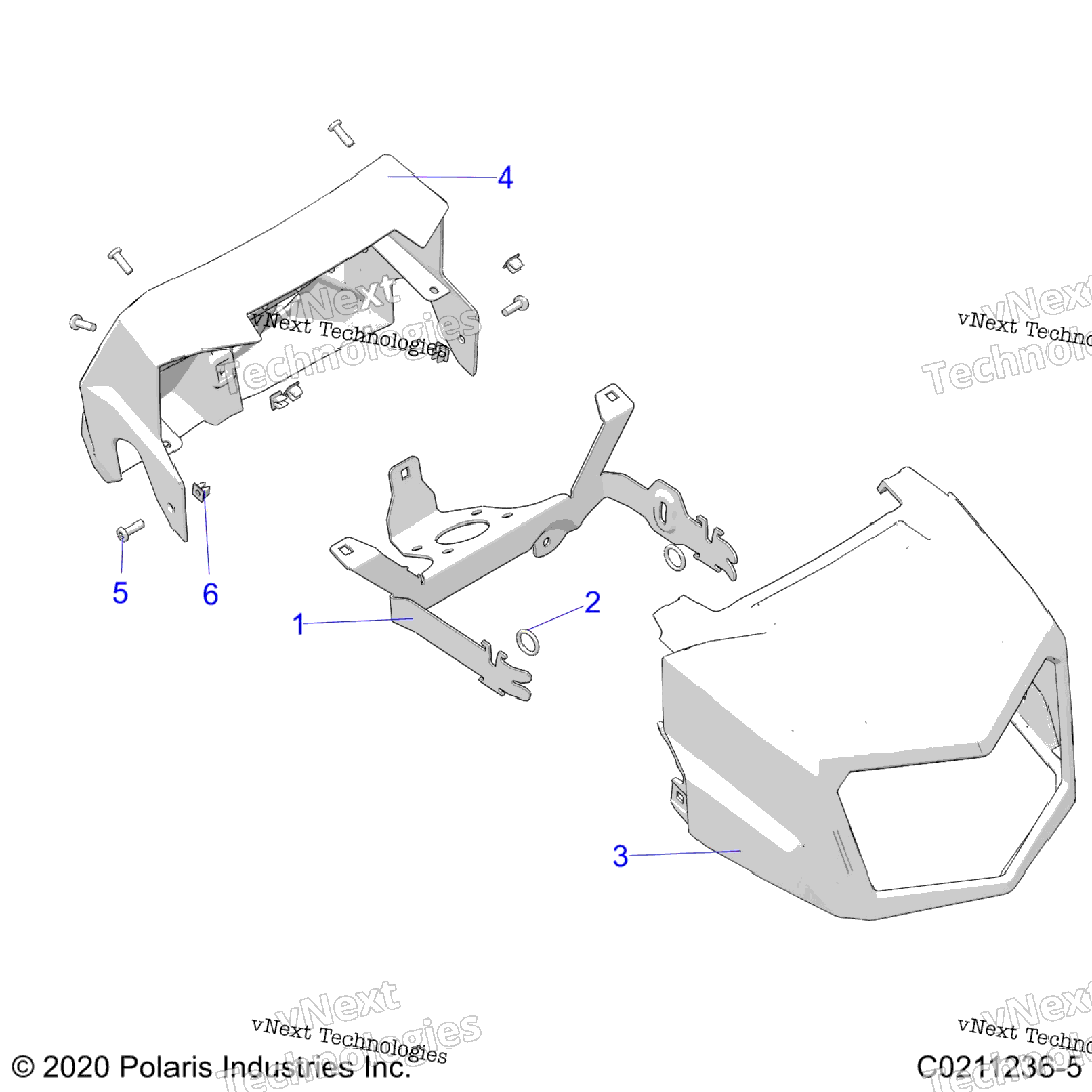 Body, Headlight Pod A24see57a1A3A6A9B1B3B6B9