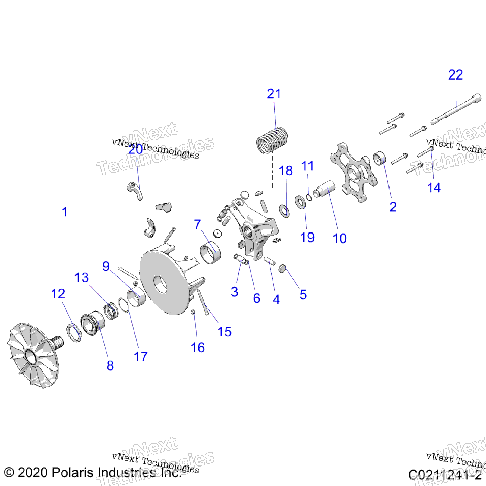 Drive Train, Primary Clutch A24see57a1A3A6A9B1B3B6B9