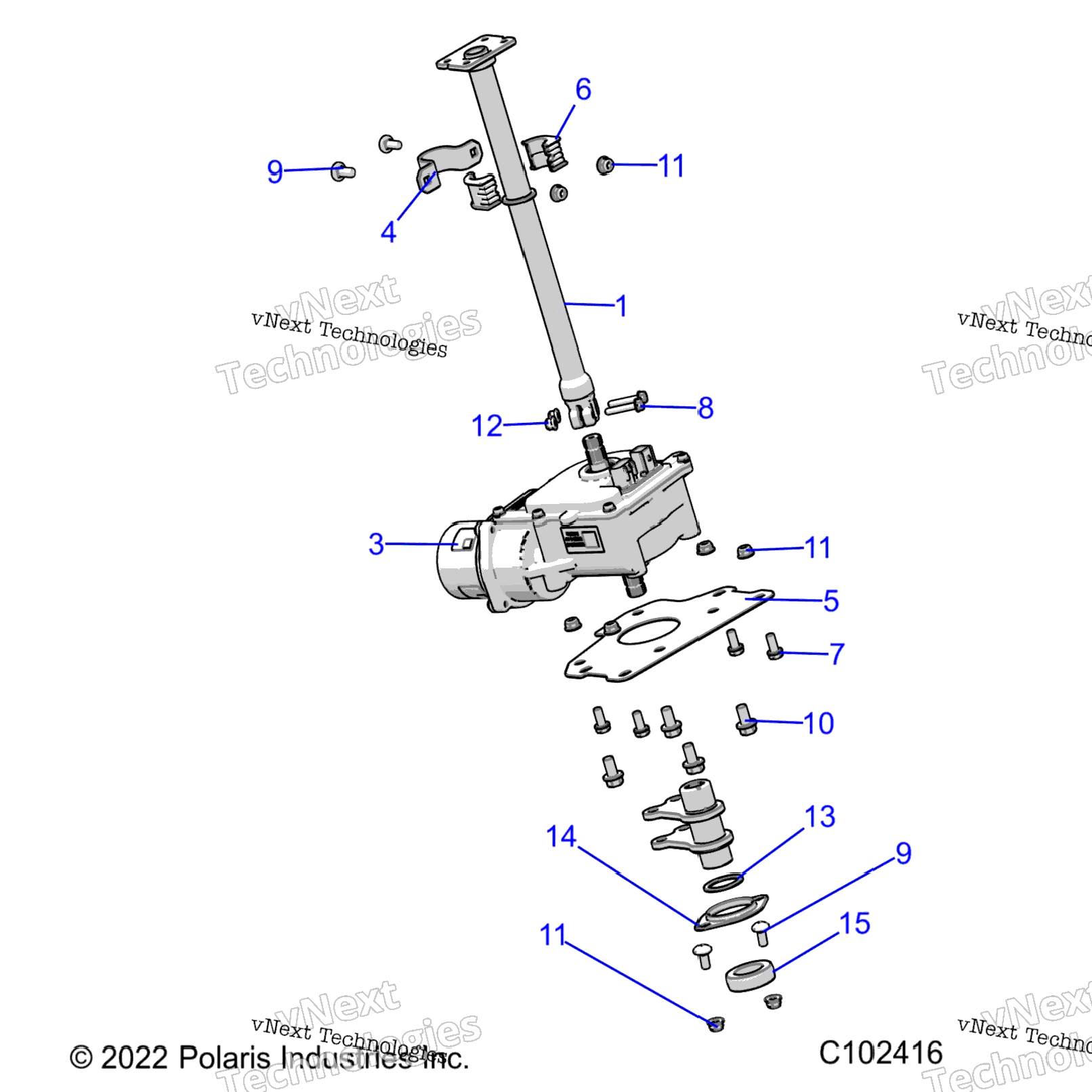 Steering Post A24see57a1A3A6A9B1B3B6B9