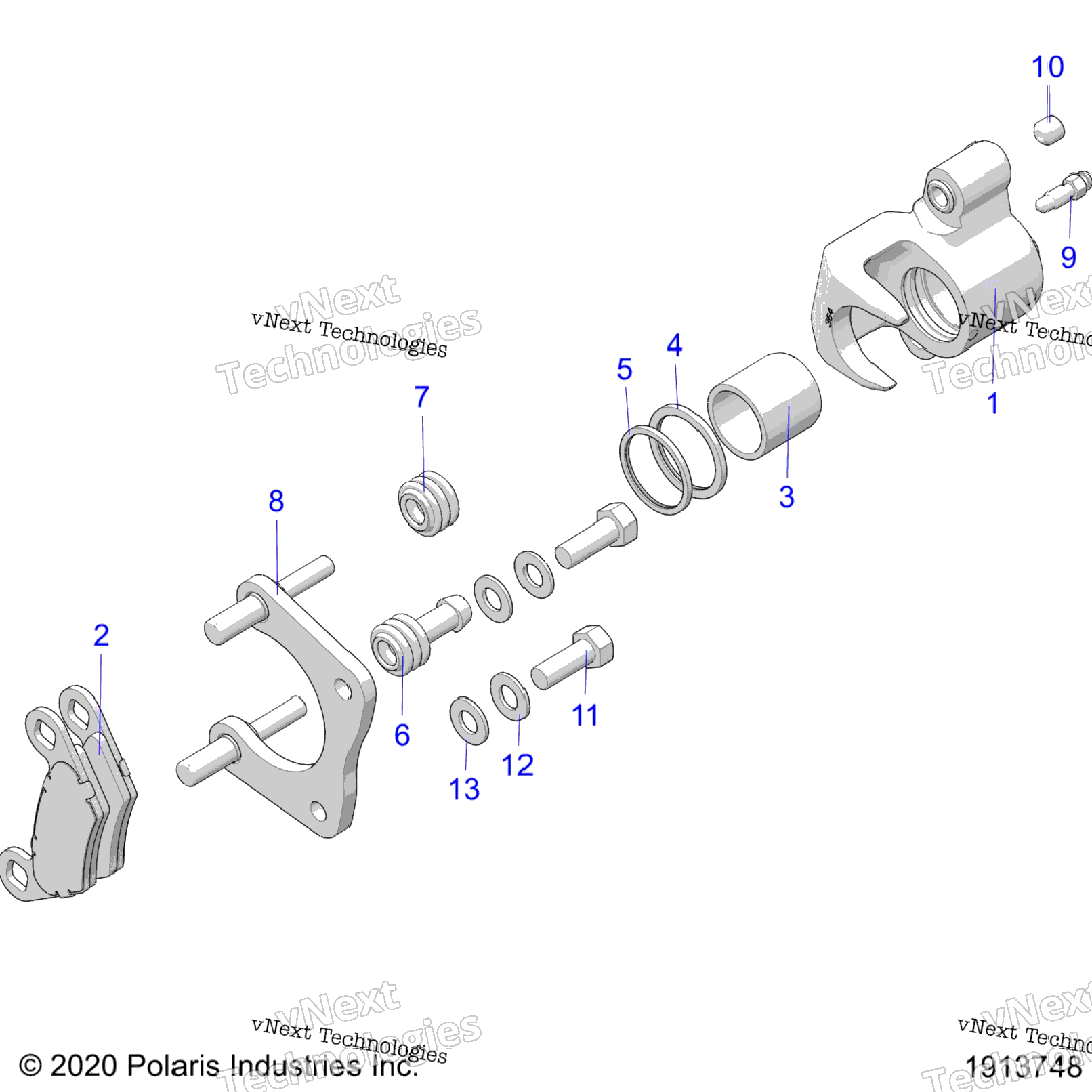 Brakes, Rear Caliper