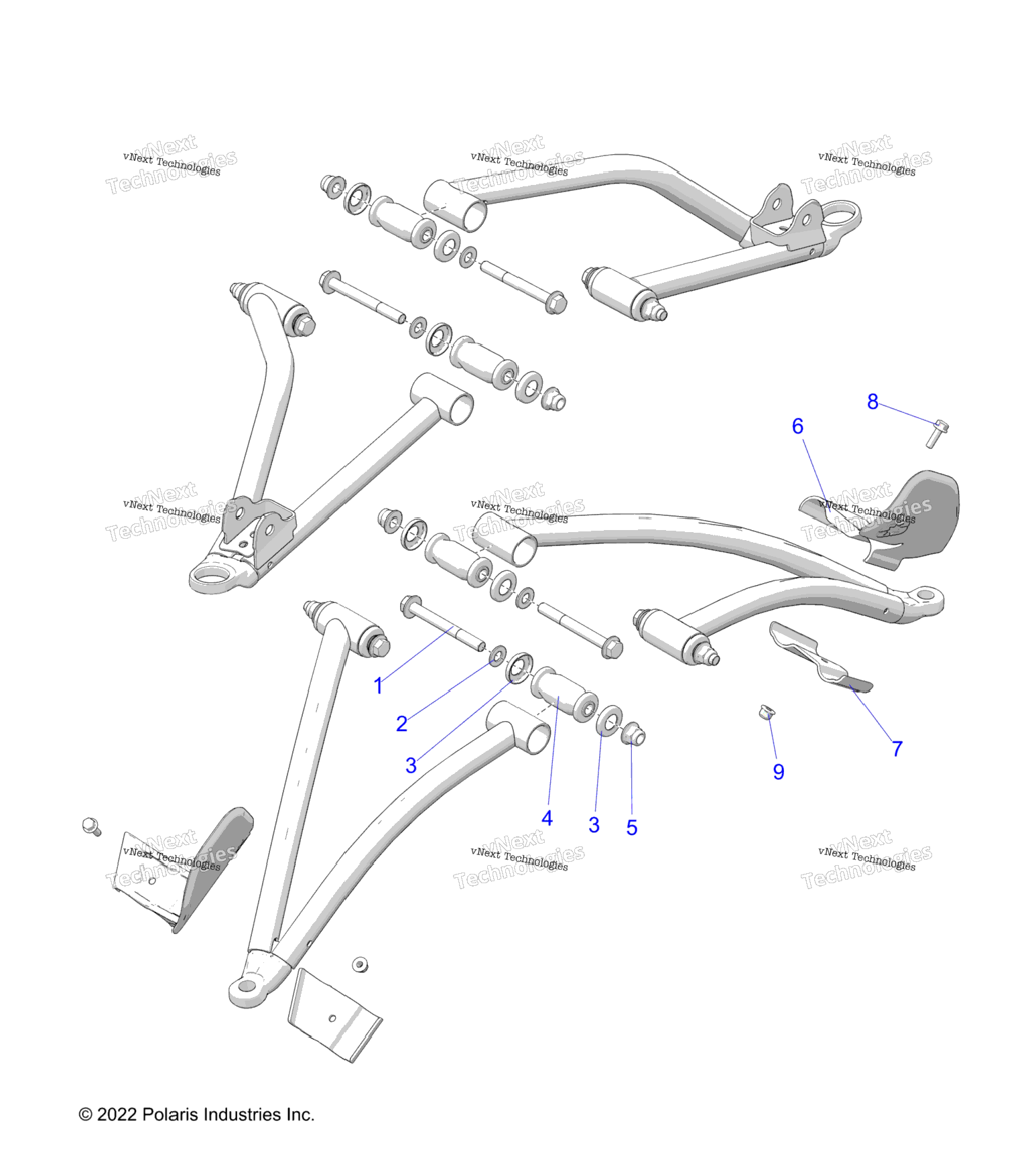 Suspension, Aarm Mounting