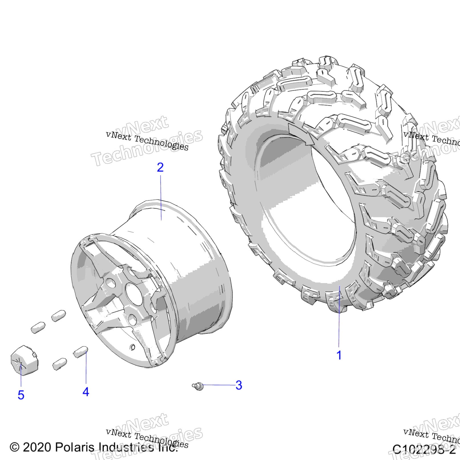 Wheels, Rear Tire