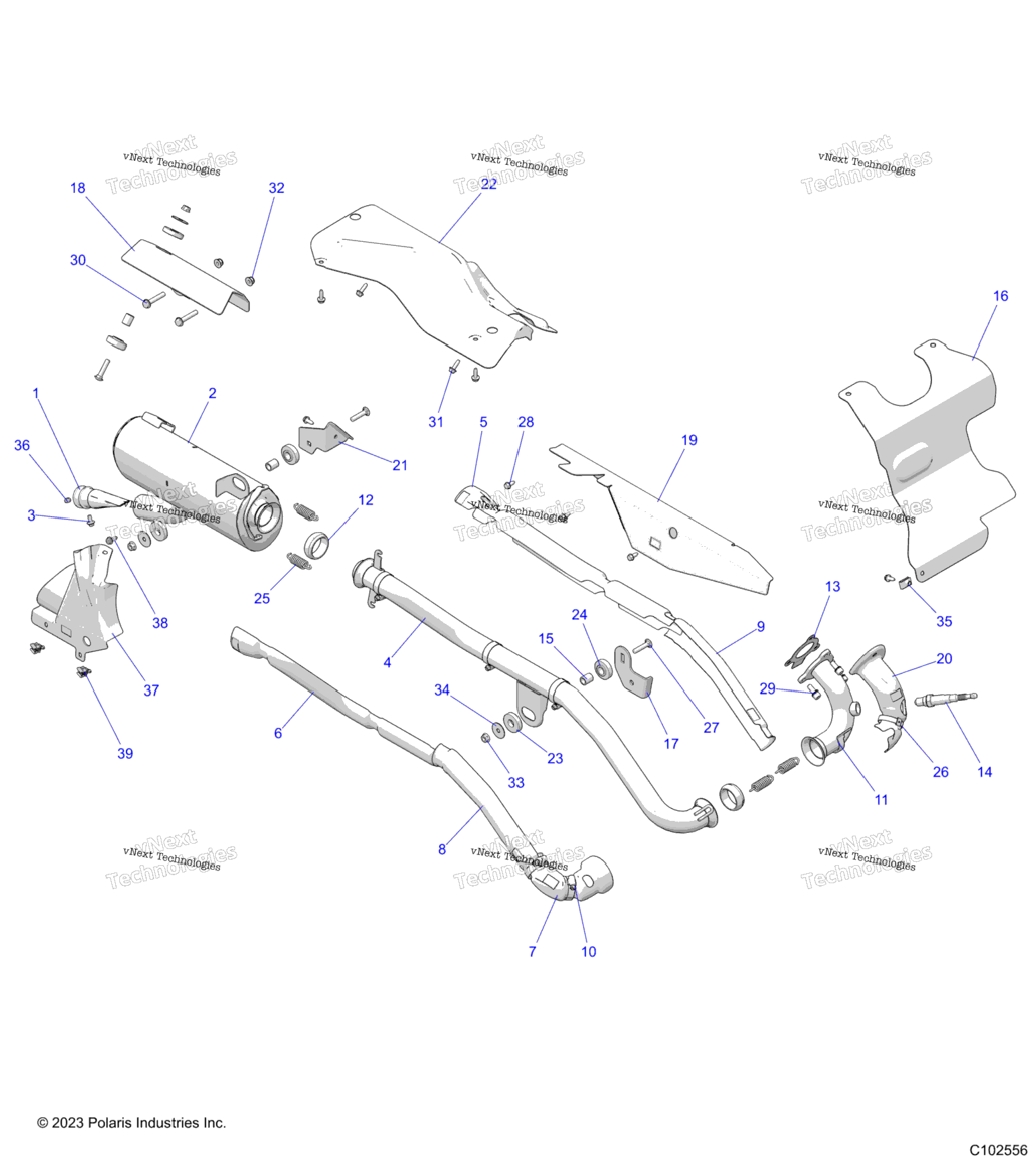 Engine, Exhaust A24sez57bg