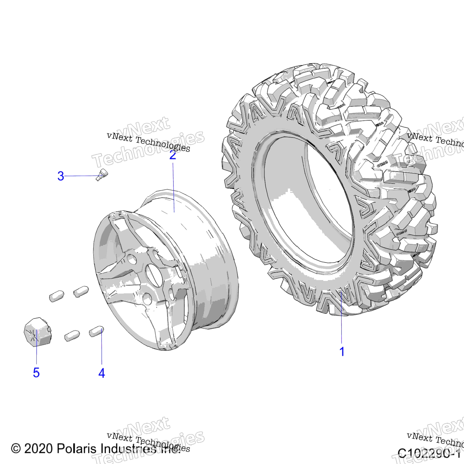 Wheels, Front Tire