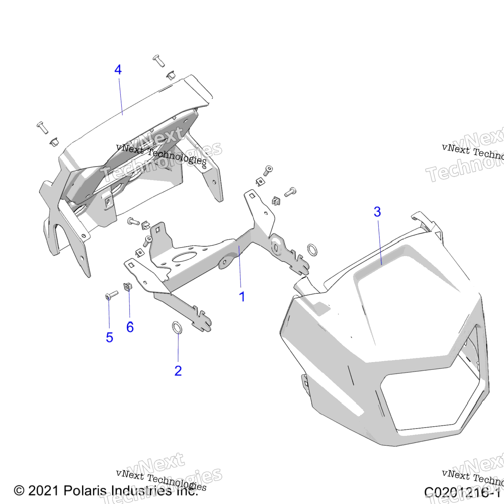 Body, Headlight Pod