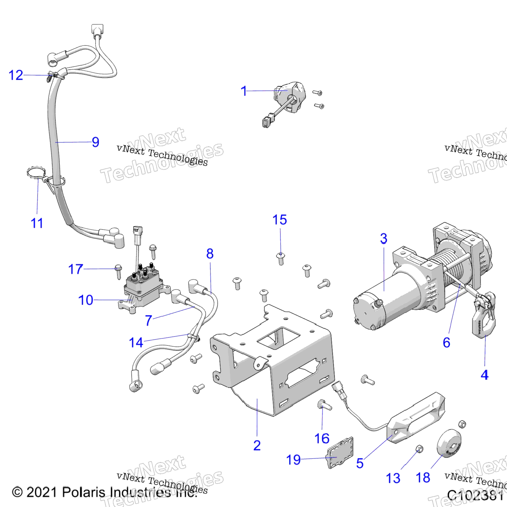 Chassis, Winch