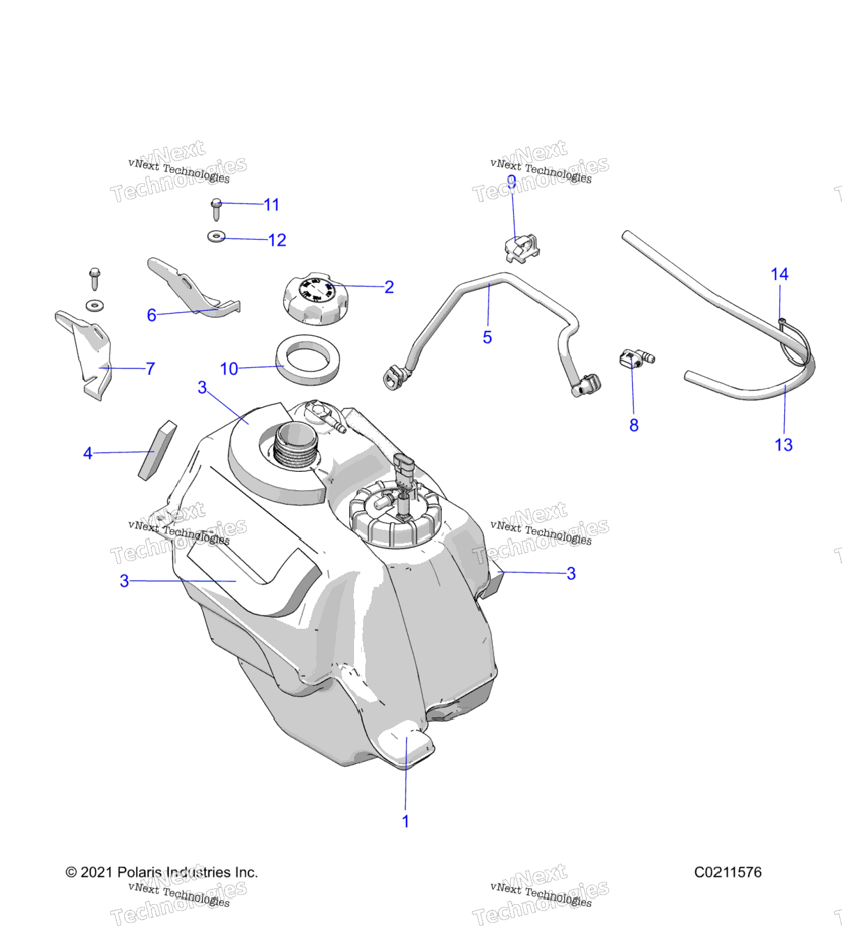 Fuel System, Fuel Tank Asm