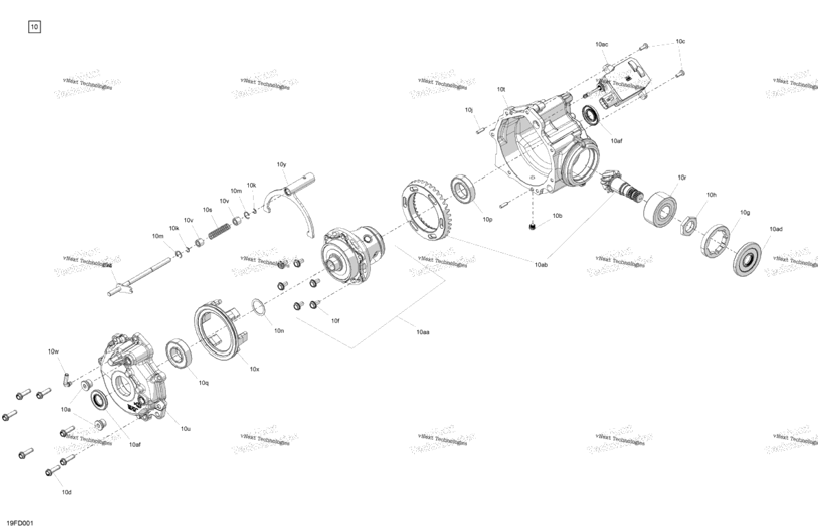 Drive - Front - Differential Parts