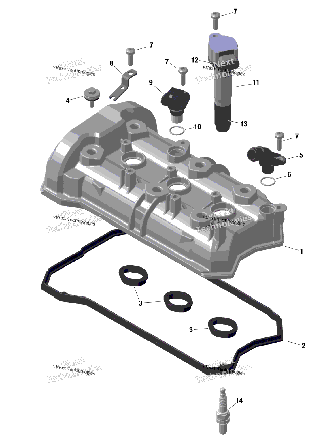 Rotax - Valve Cover