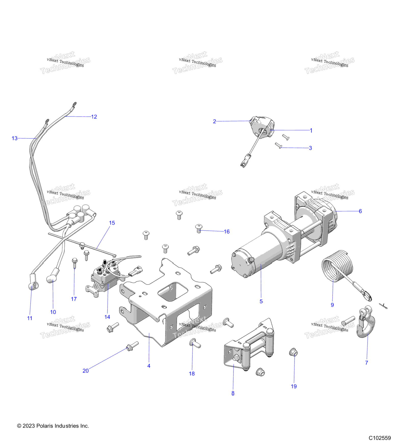 Chassis, Winch