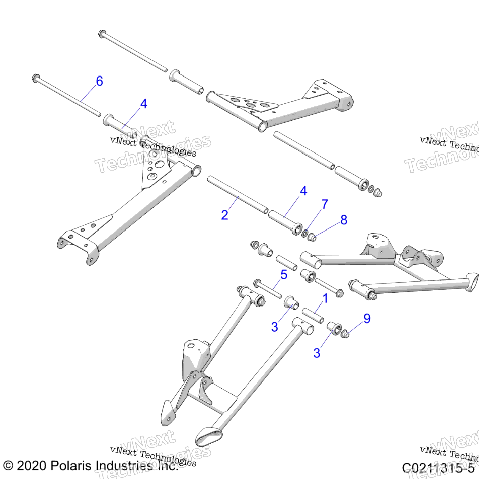 Suspension, Rear Control Arm Mounting