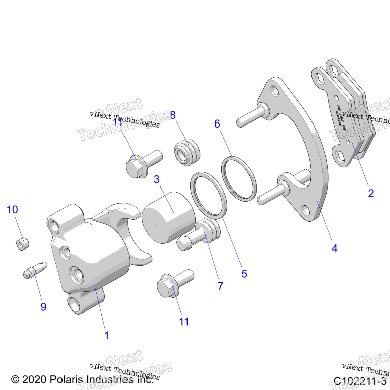 Brakes, Caliper, Front