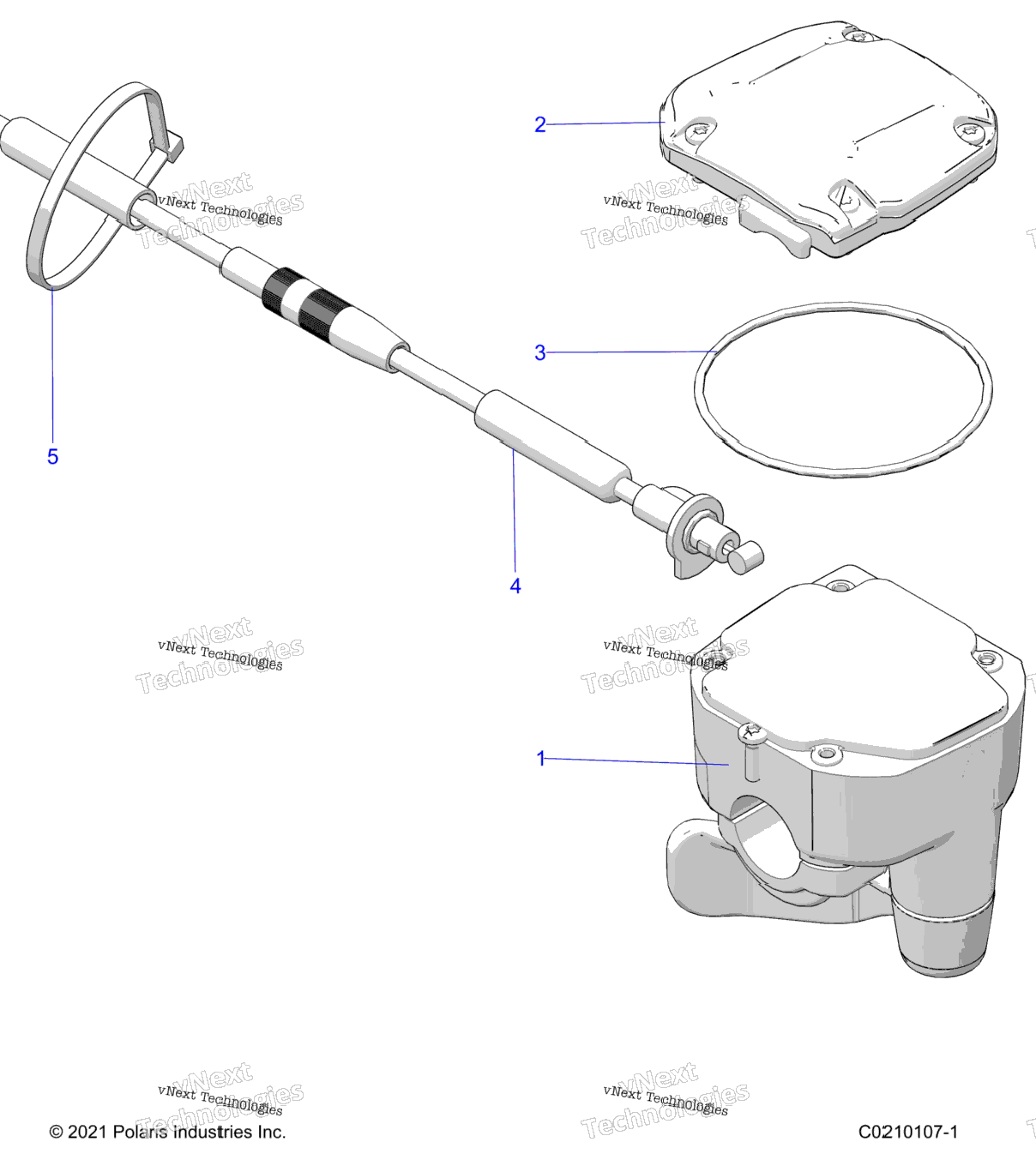 Steering, Controls, Throttle Asm. & Cable