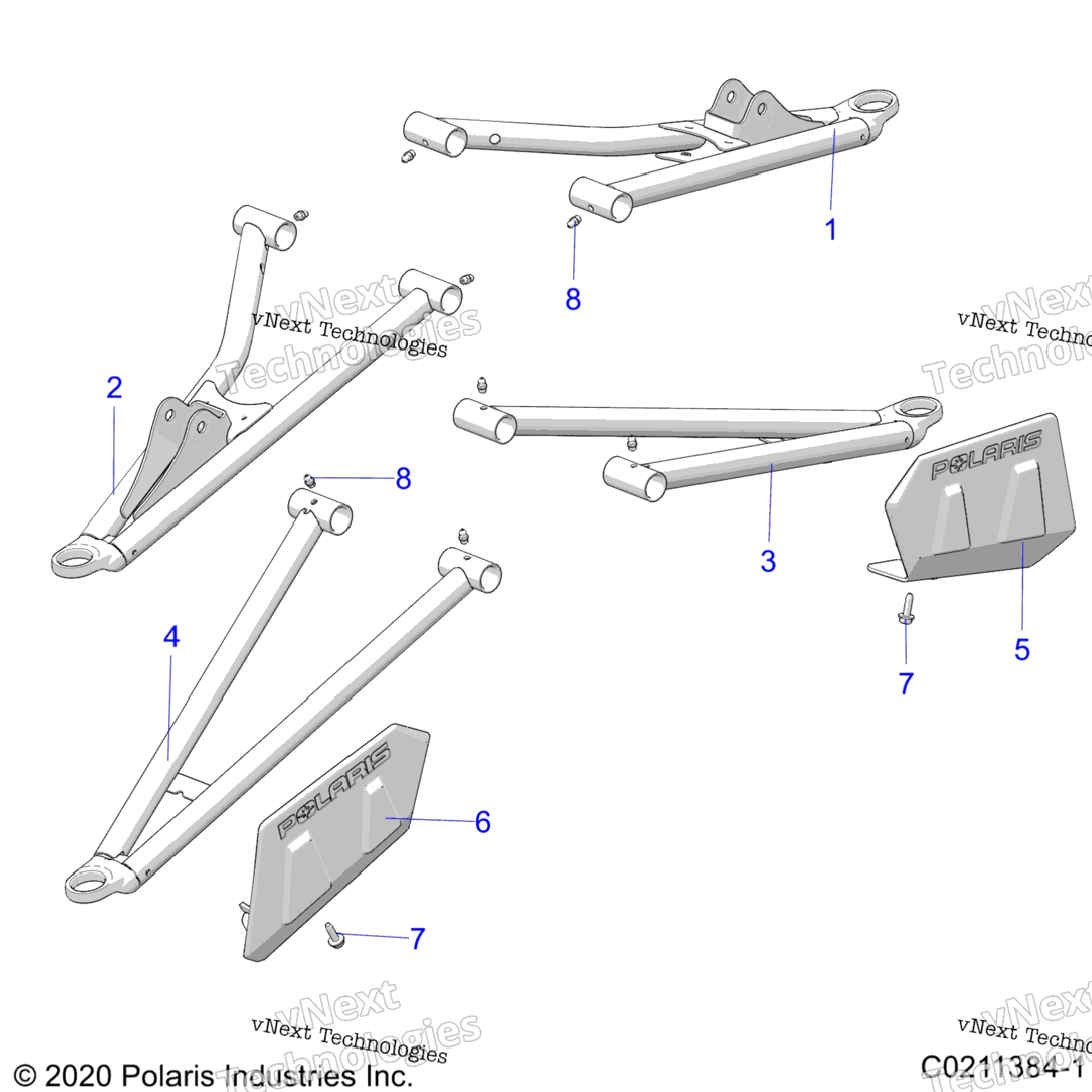 Suspension, Front Aarms