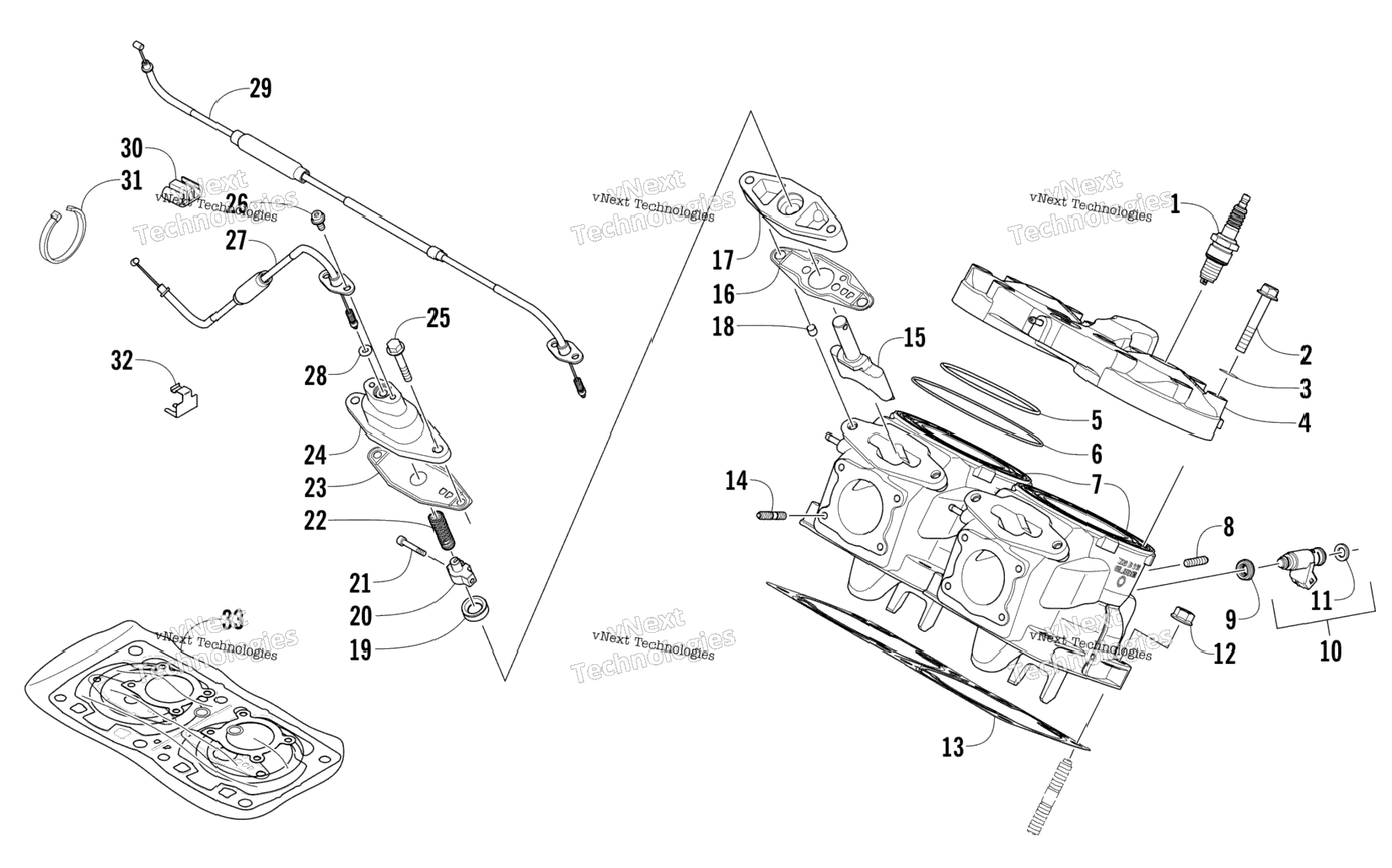 Cylinder And Head Assembly