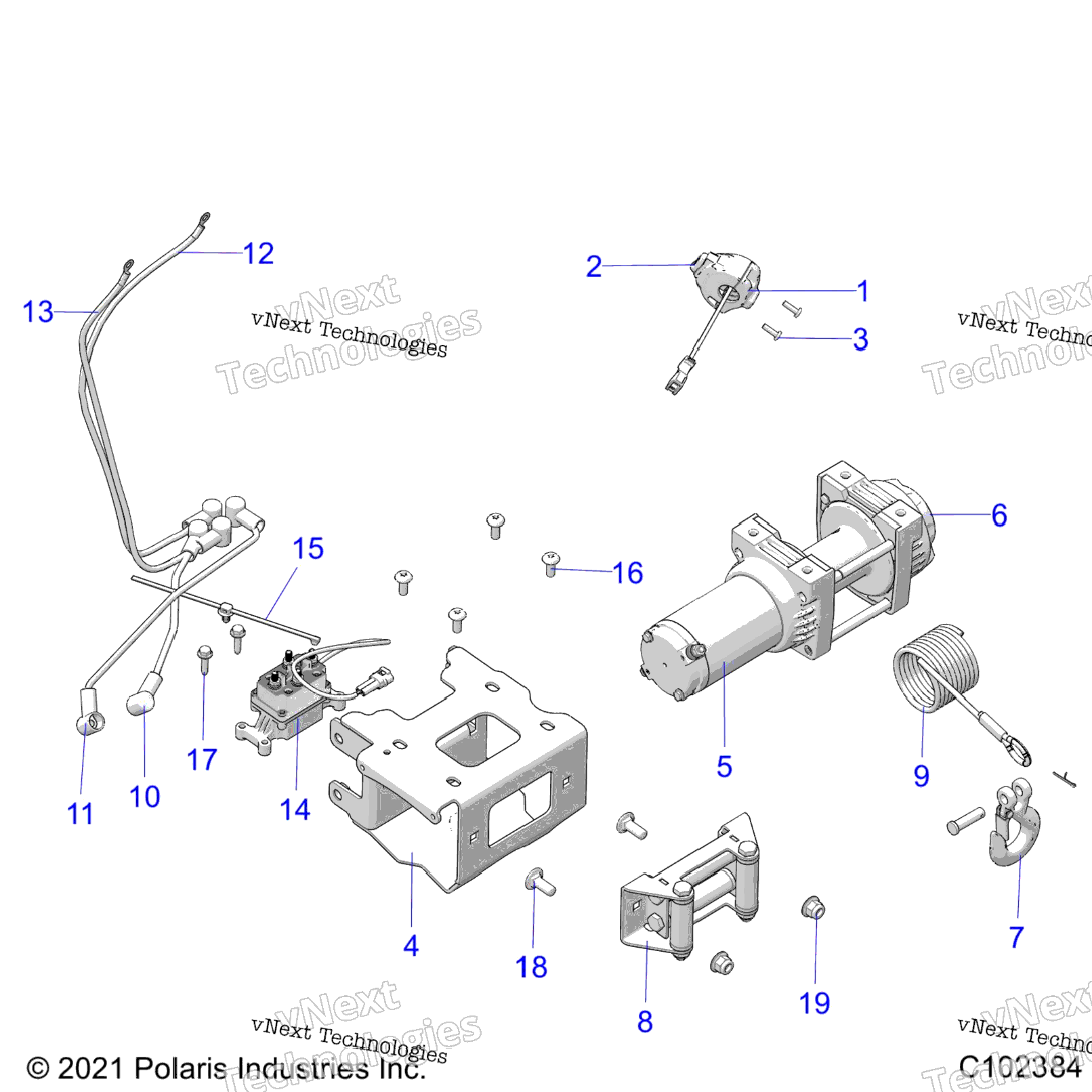 Chassis, Winch