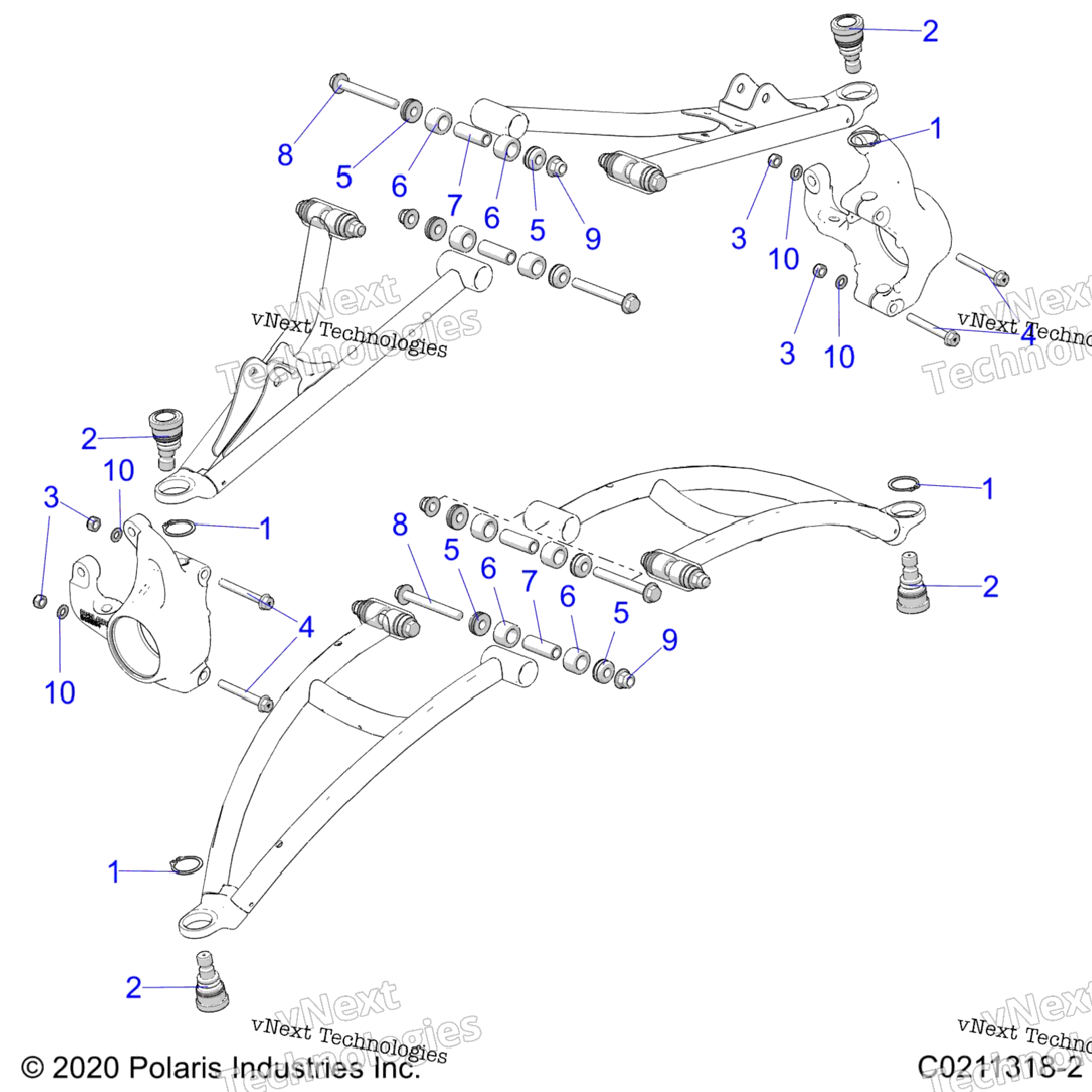 Suspension, Front Aarm Mounting