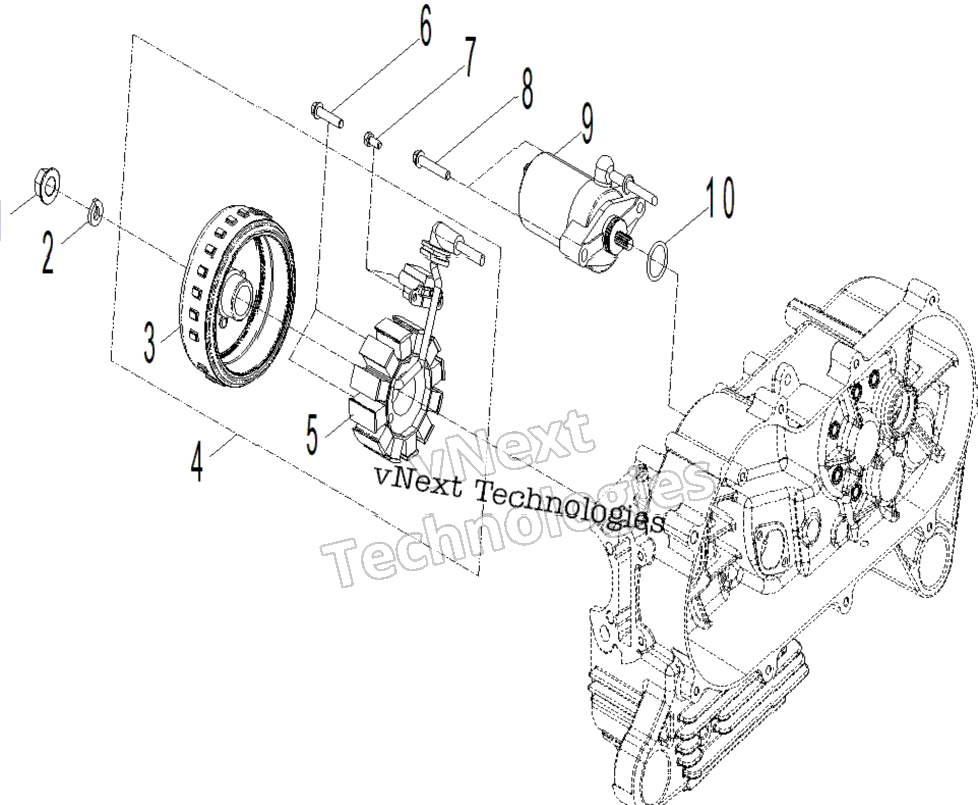 Engine - Generator-Start Motor