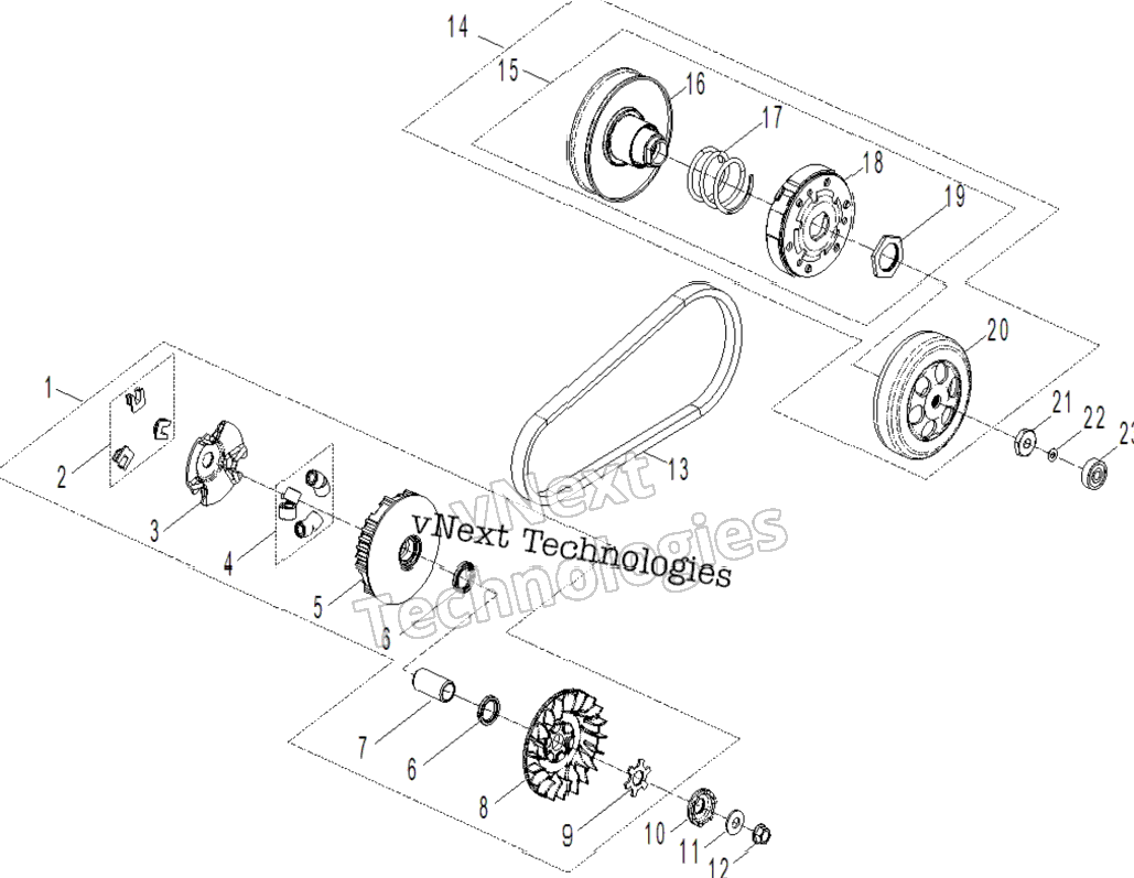 Drive - Drive Clutch 70 & 110 Xxc