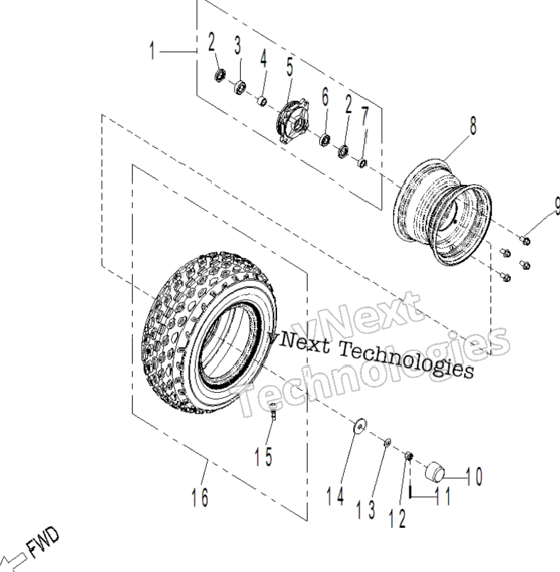 Drive - Front Wheel 70