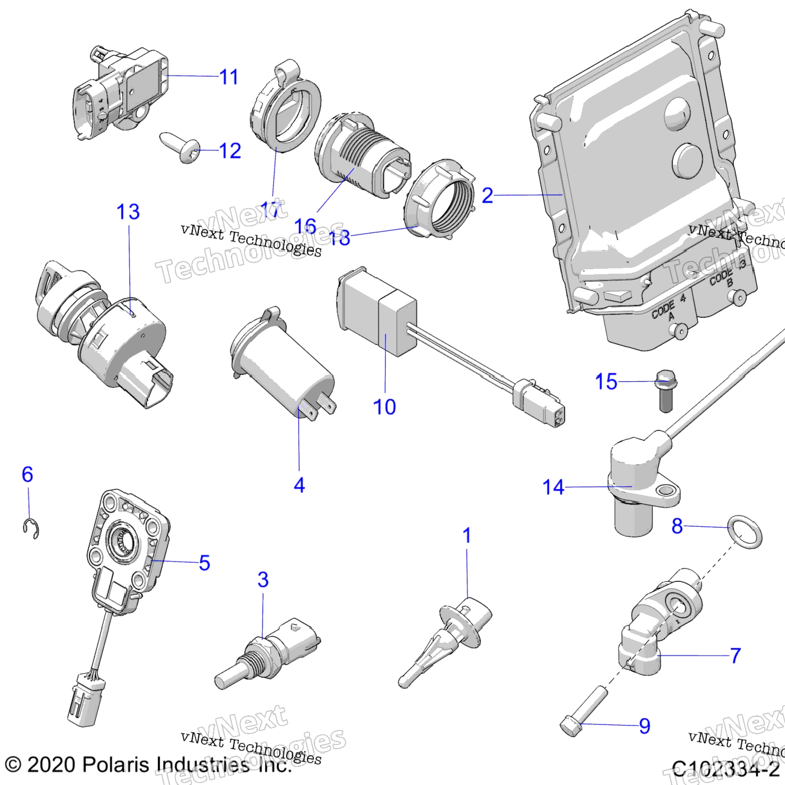 Electrical, Switches, Sensors, Ecu & Control Modules