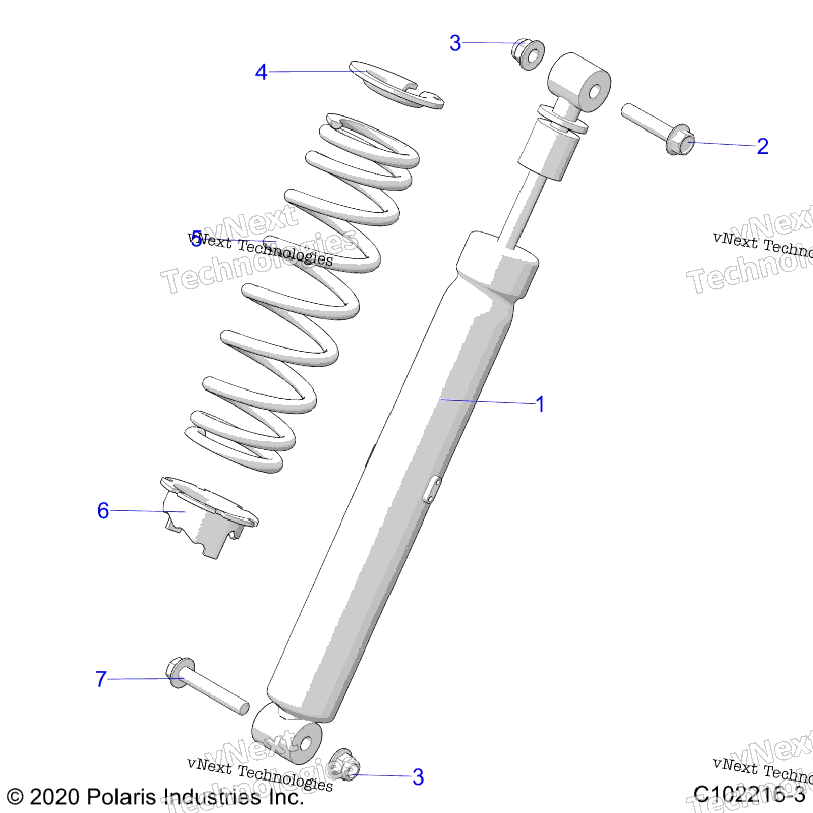 Suspension, Shock, Rear