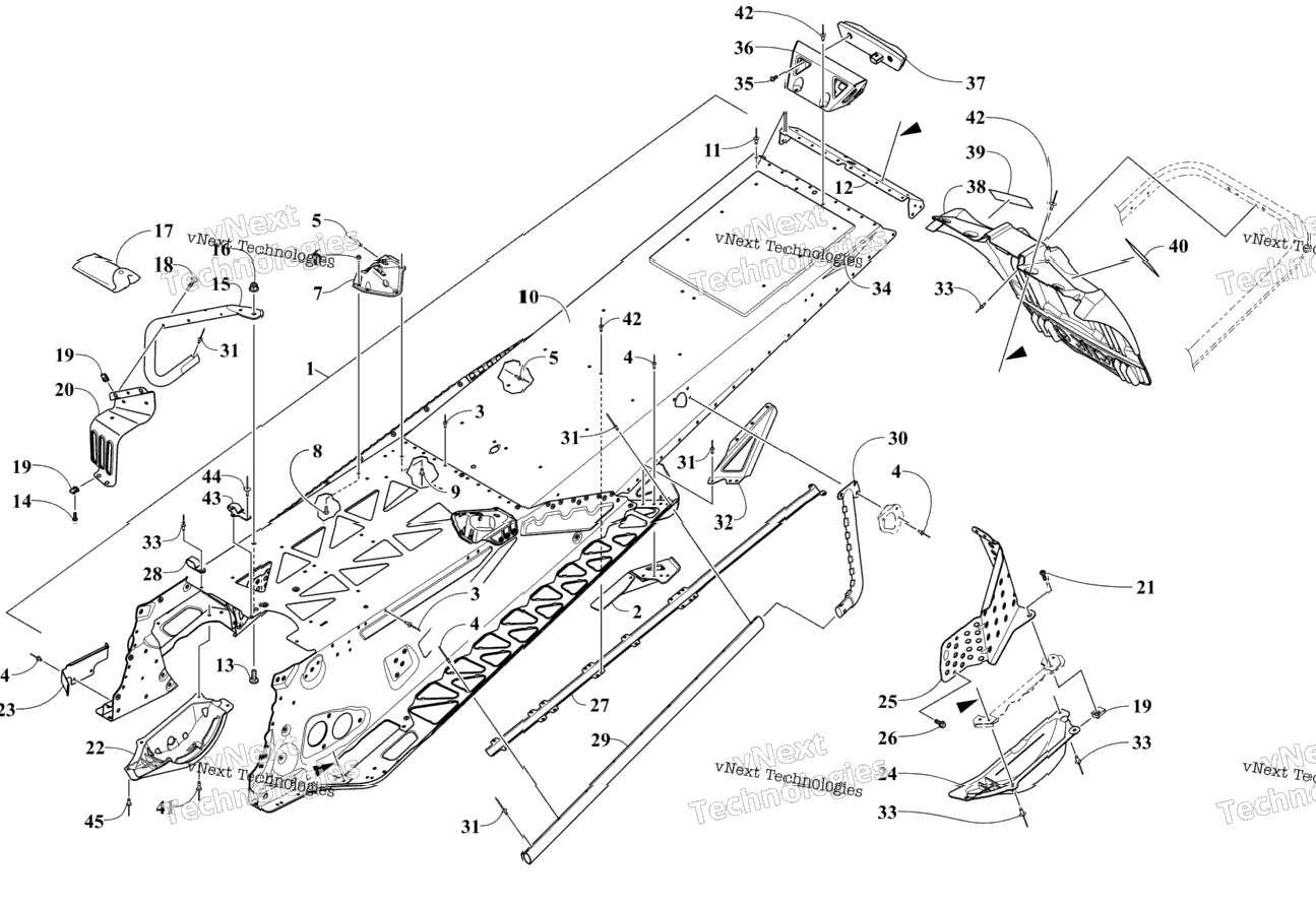 Tunnel And Snowflap Assembly