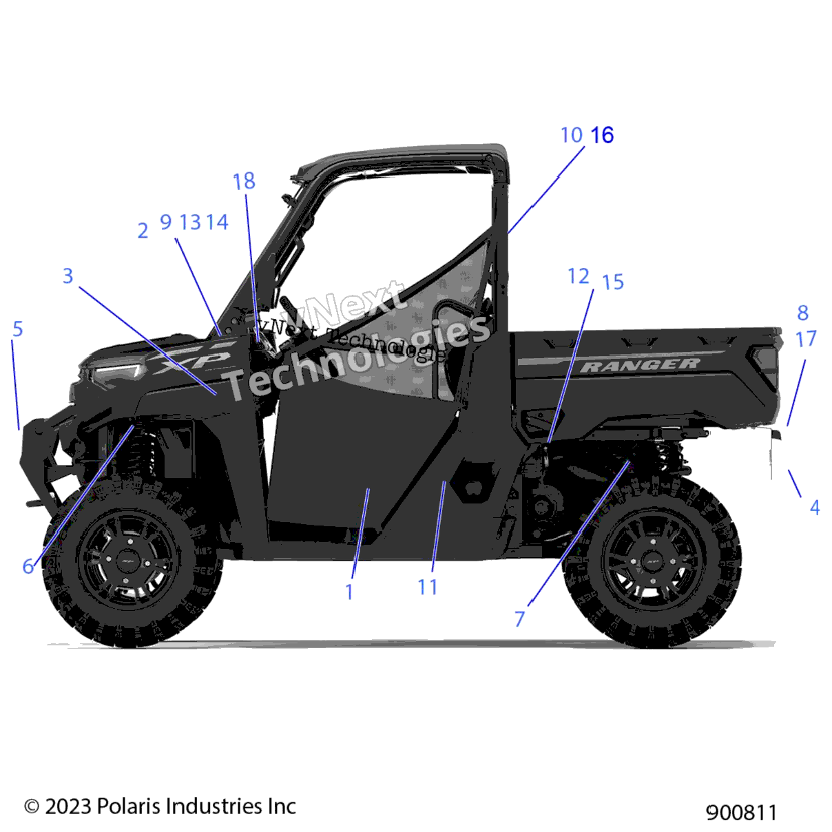 Body, Decals, And Components 3Pc