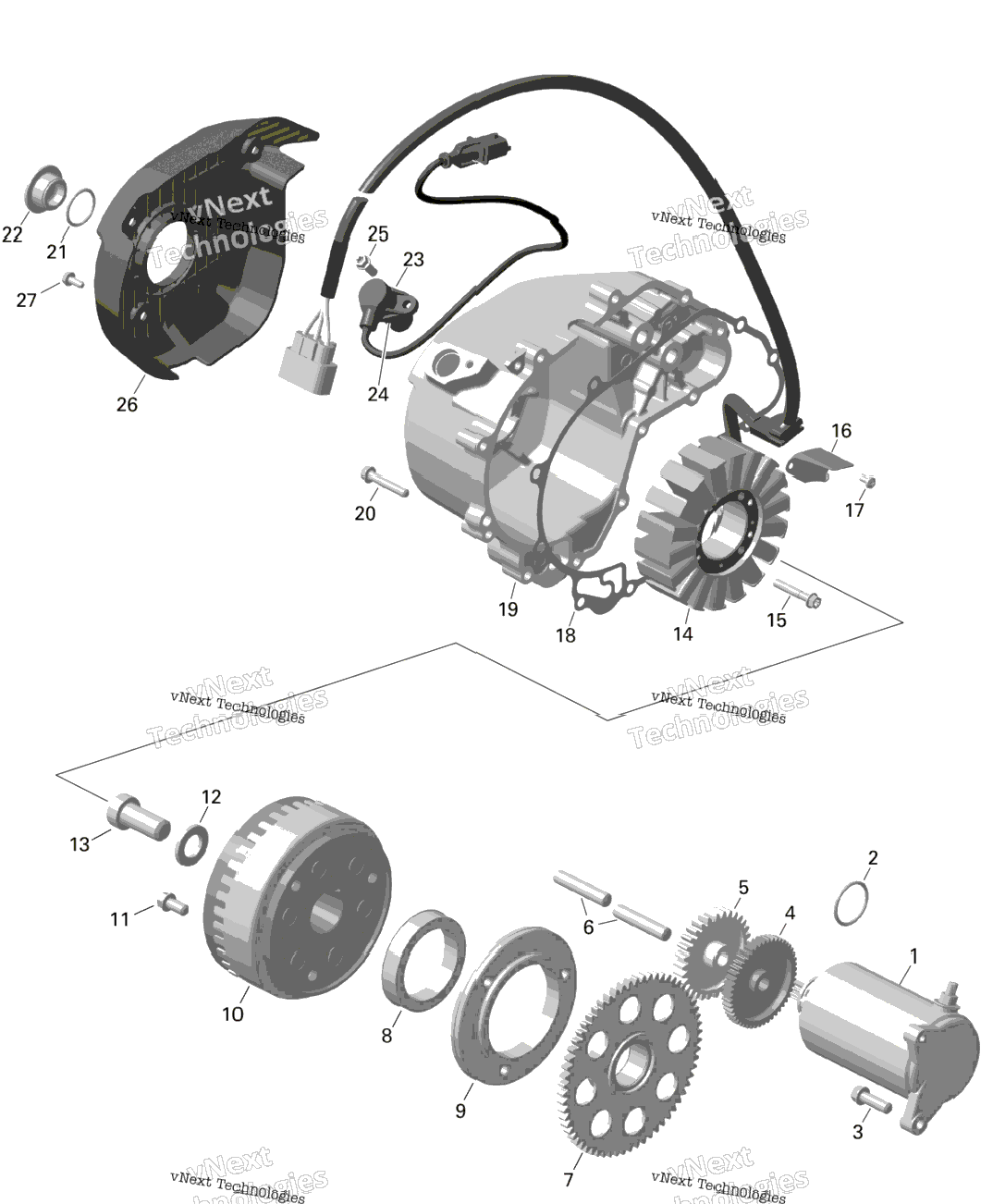 Rotax - Magneto And Electric Starter