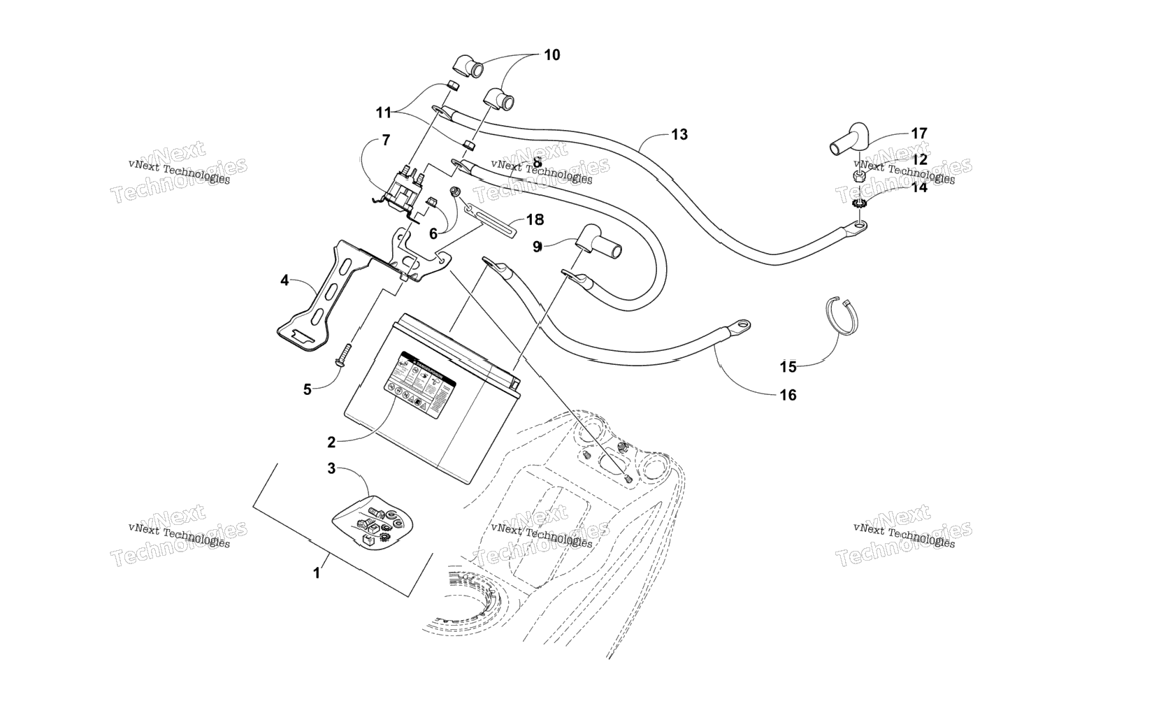 Battery And Tray Assembly