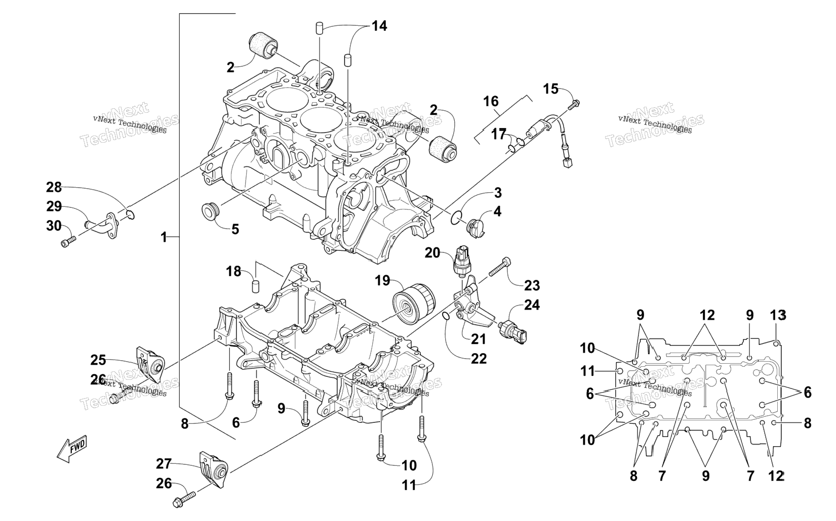 Crankcase Assembly