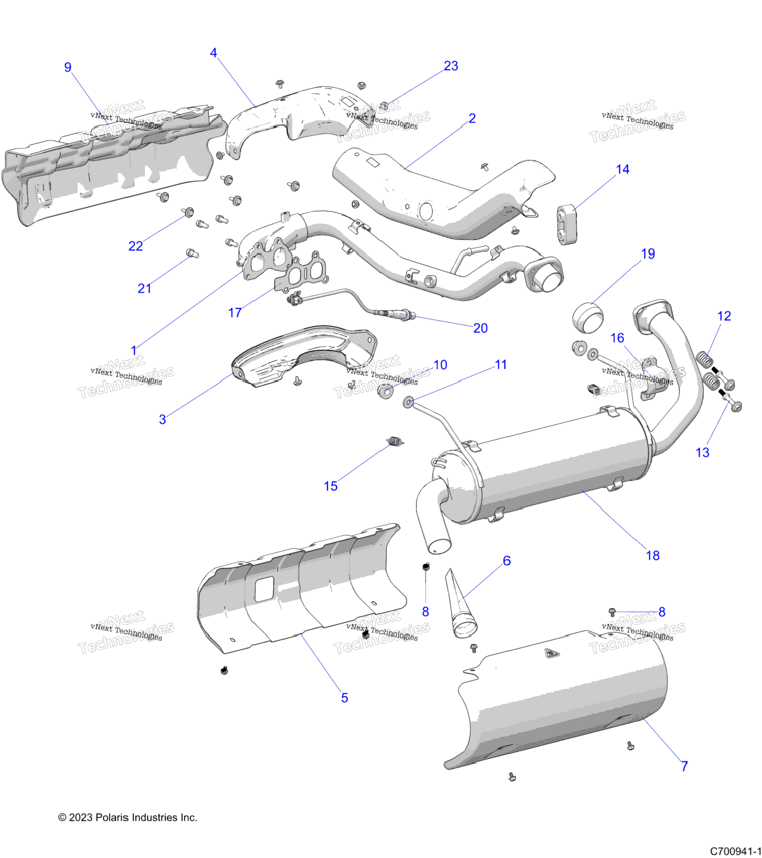 Engine, Exhaust System