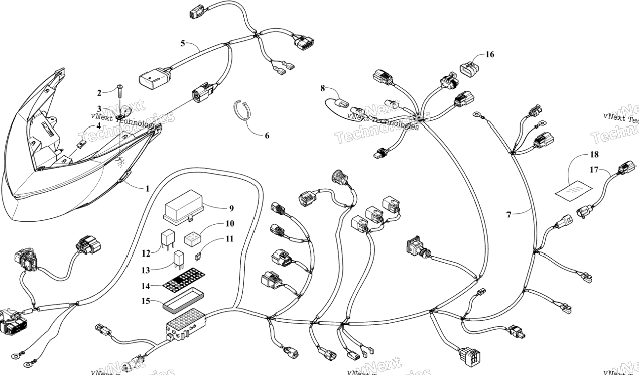 Headlight And Wiring Assemblies