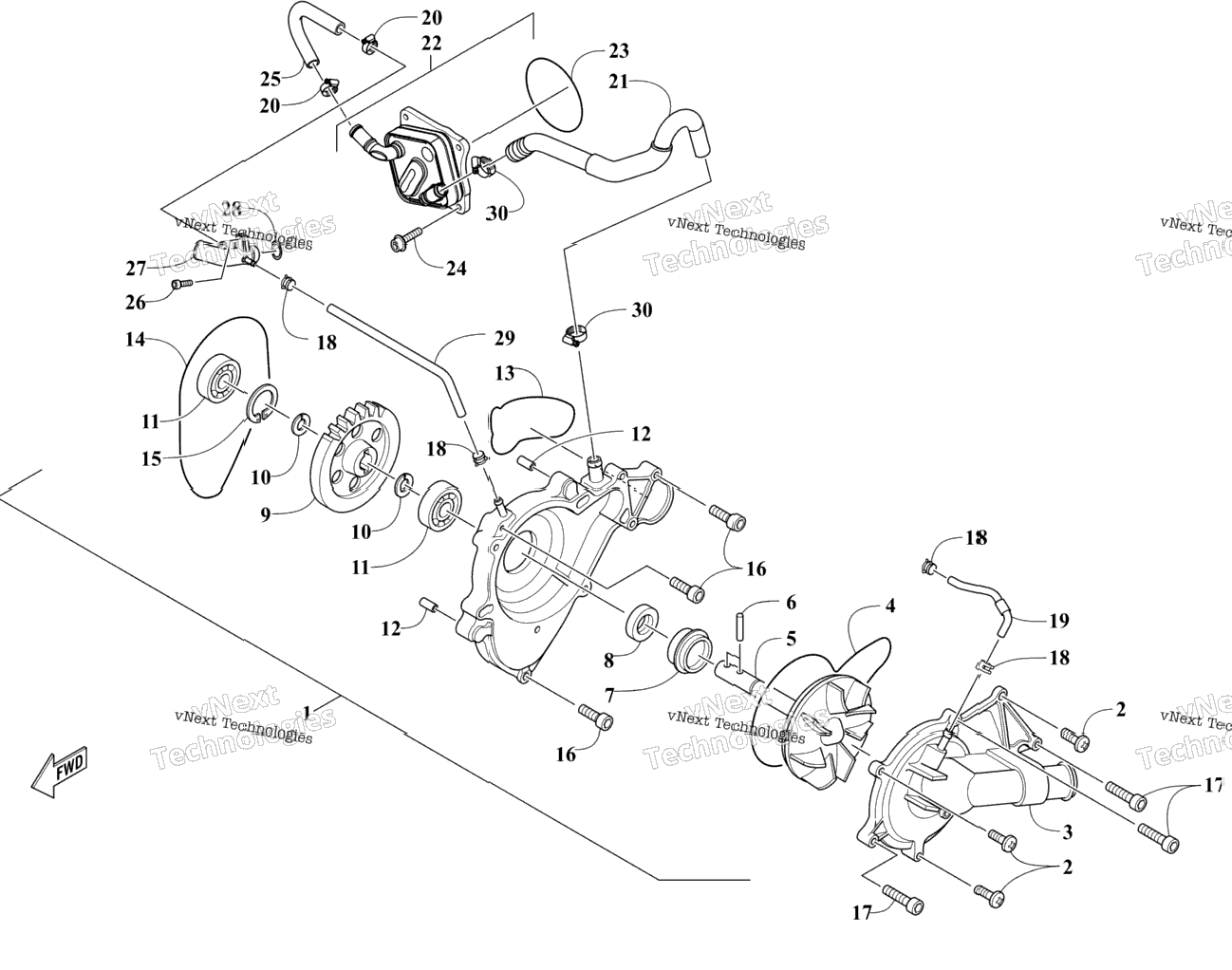 Water Pump Assembly