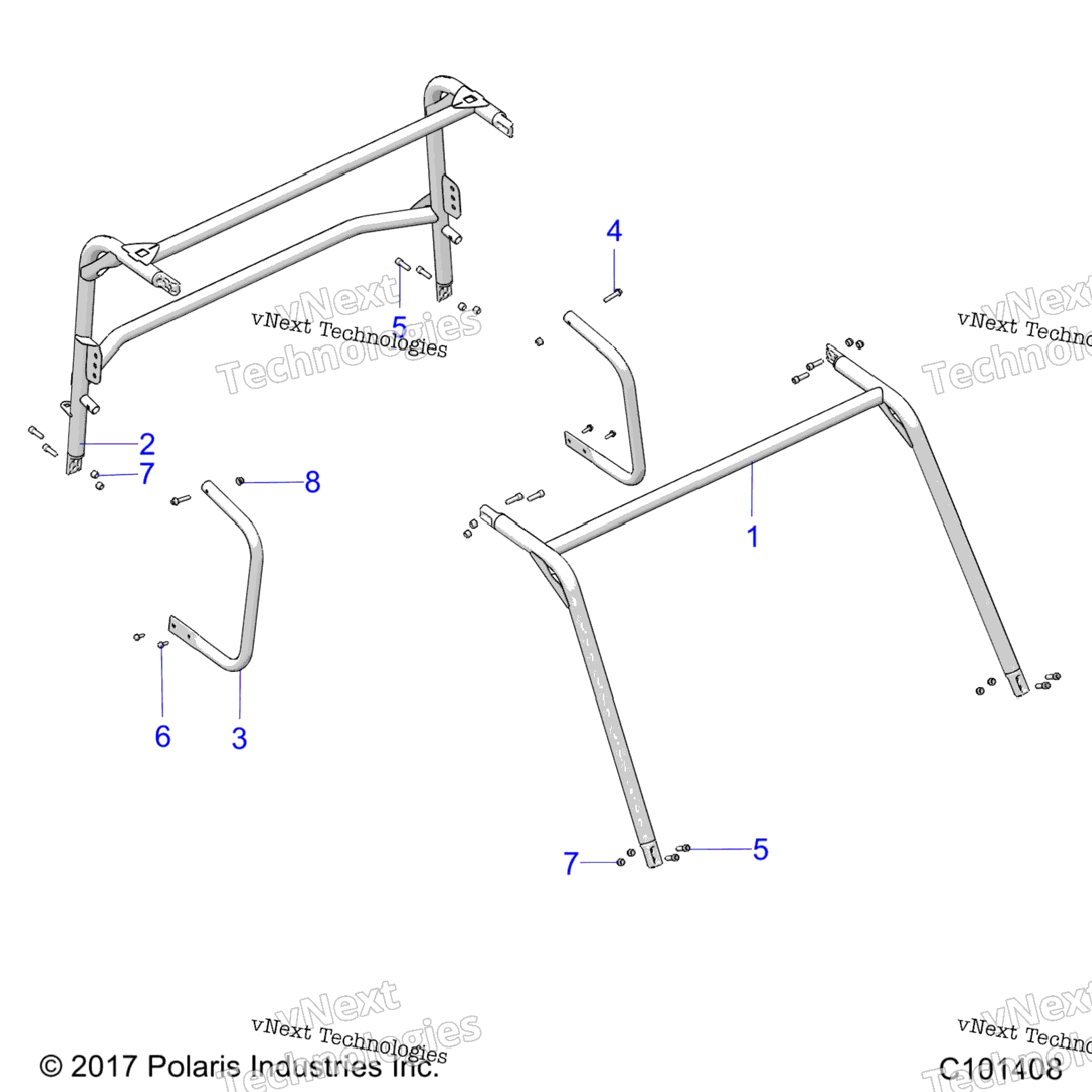 Chassis, Cab Frame And Side Bars