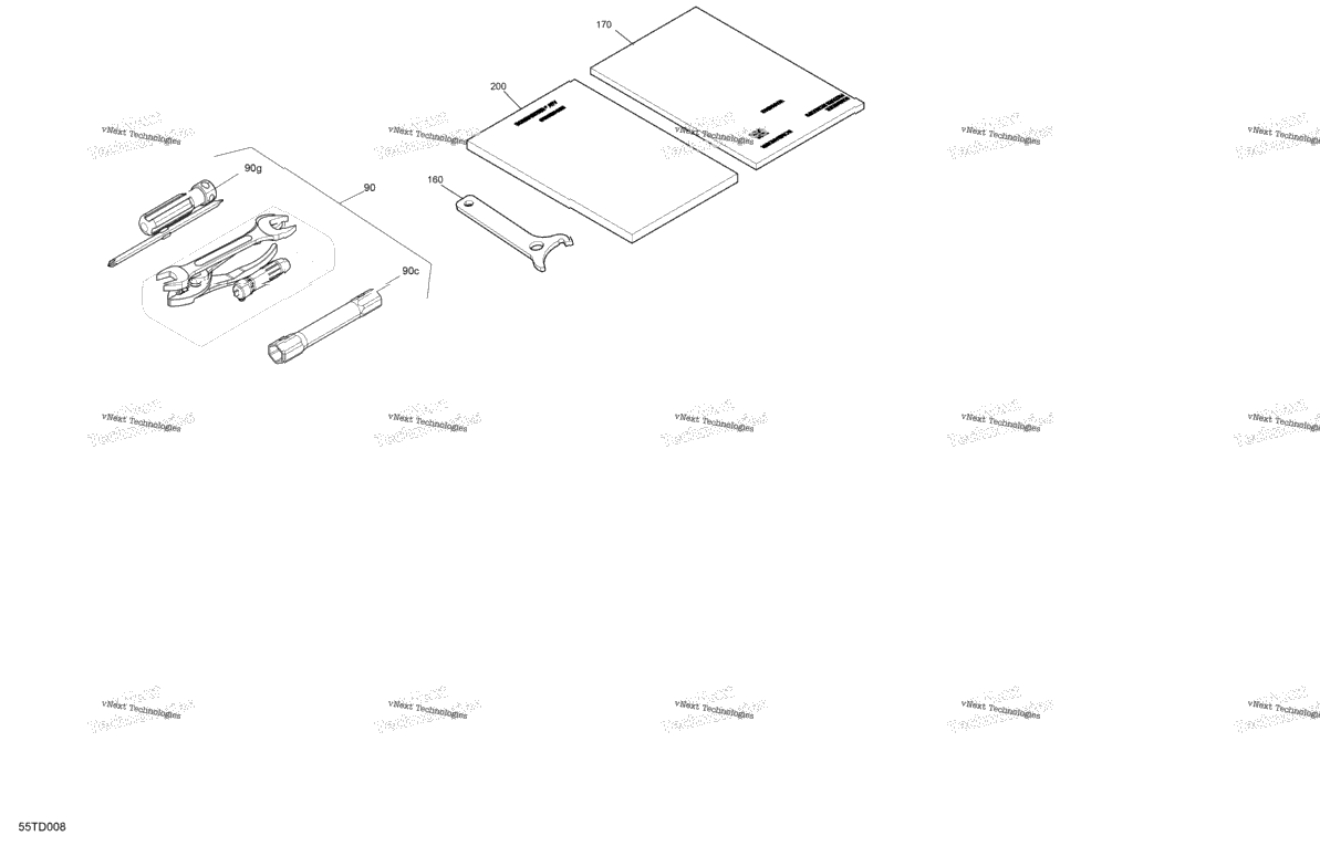 Body - Front Storage Tray