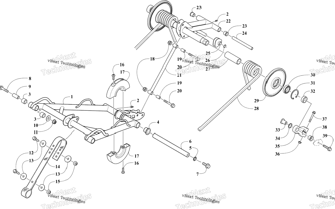 Rear Suspension Arm Assemblies