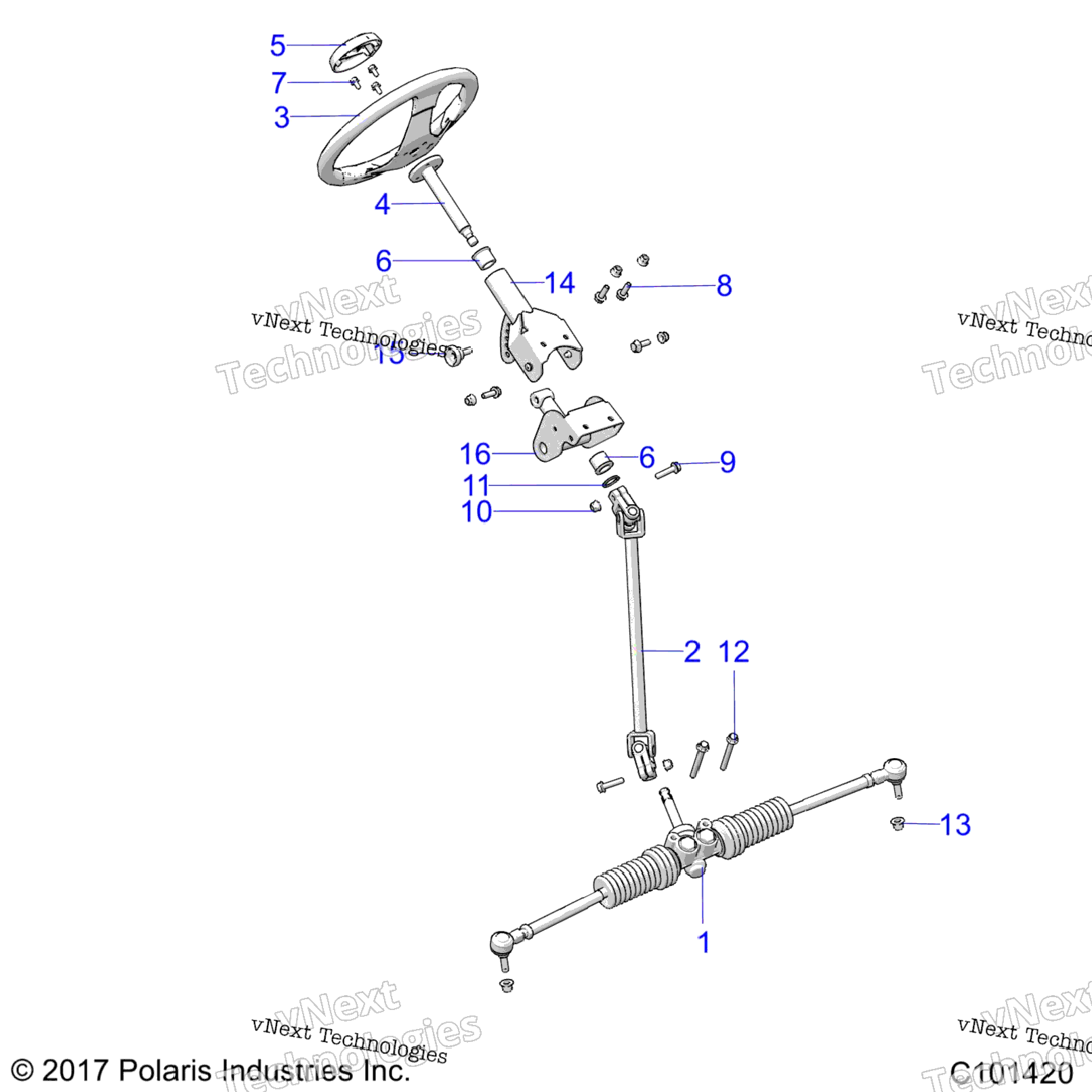 Steering, Steering Asm