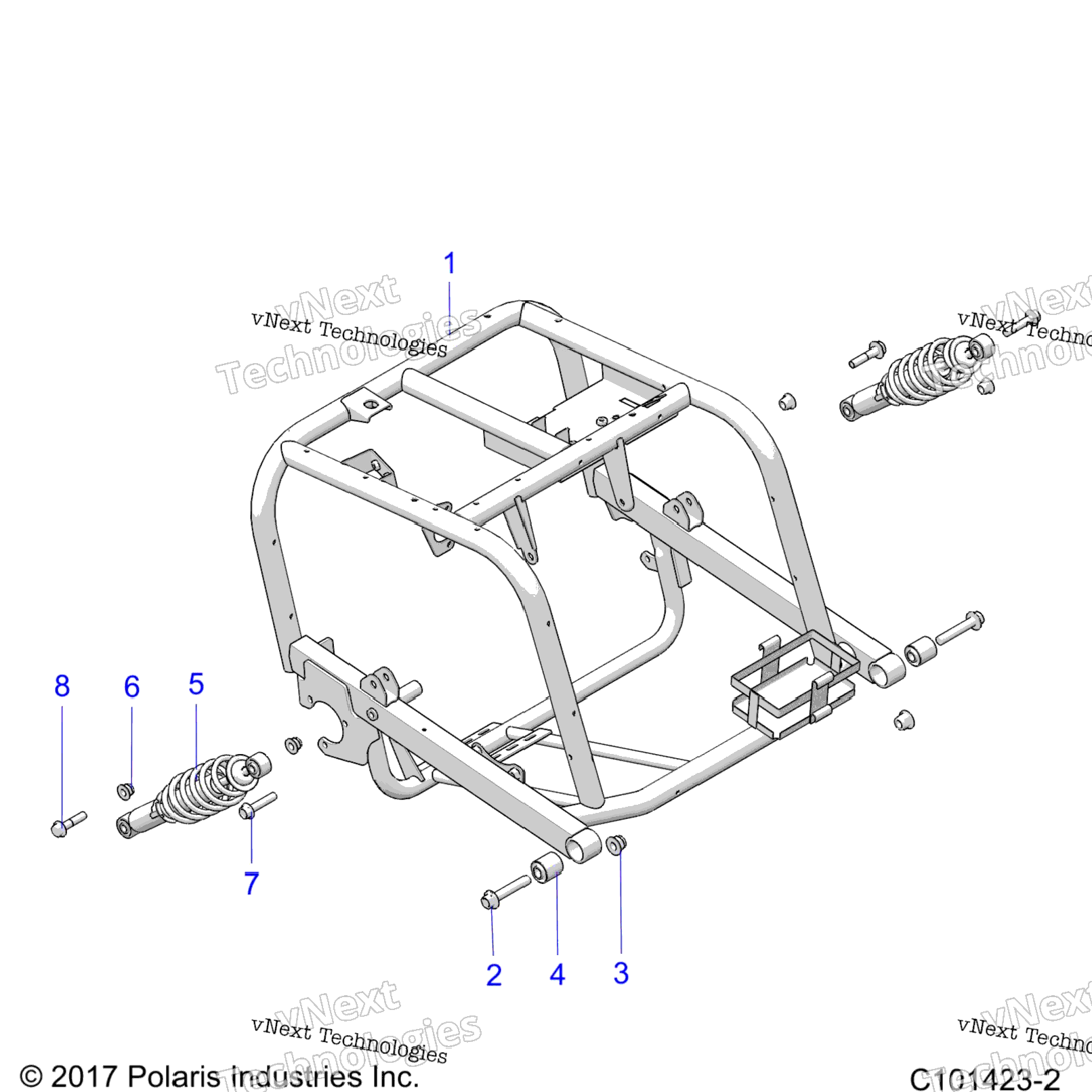 Suspension, Rear Swing Arm